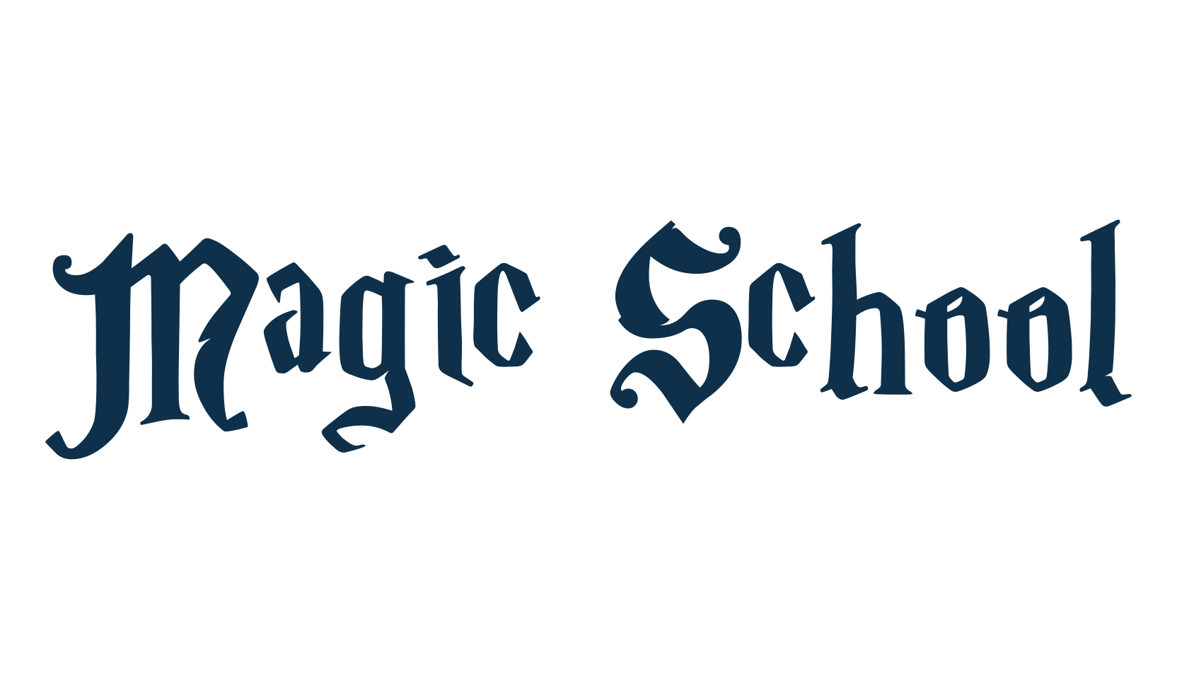 Magic School, fancy various gothic font preview