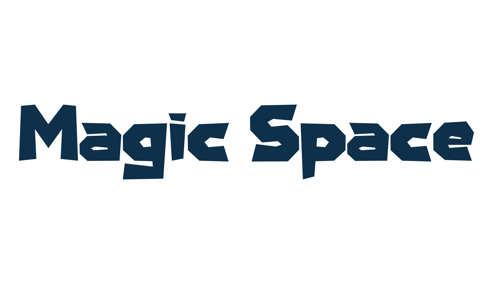 Magic Space, fancy cartoon decorative font preview