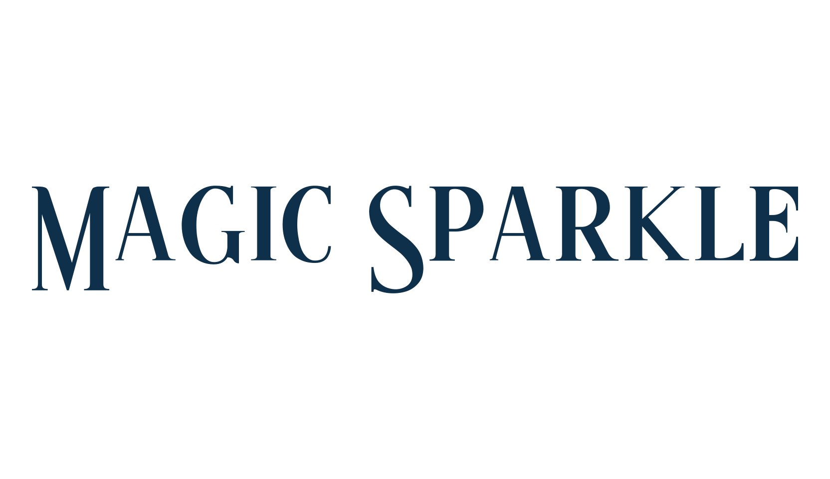 Magic Sparkle, fancy retro decorative font preview