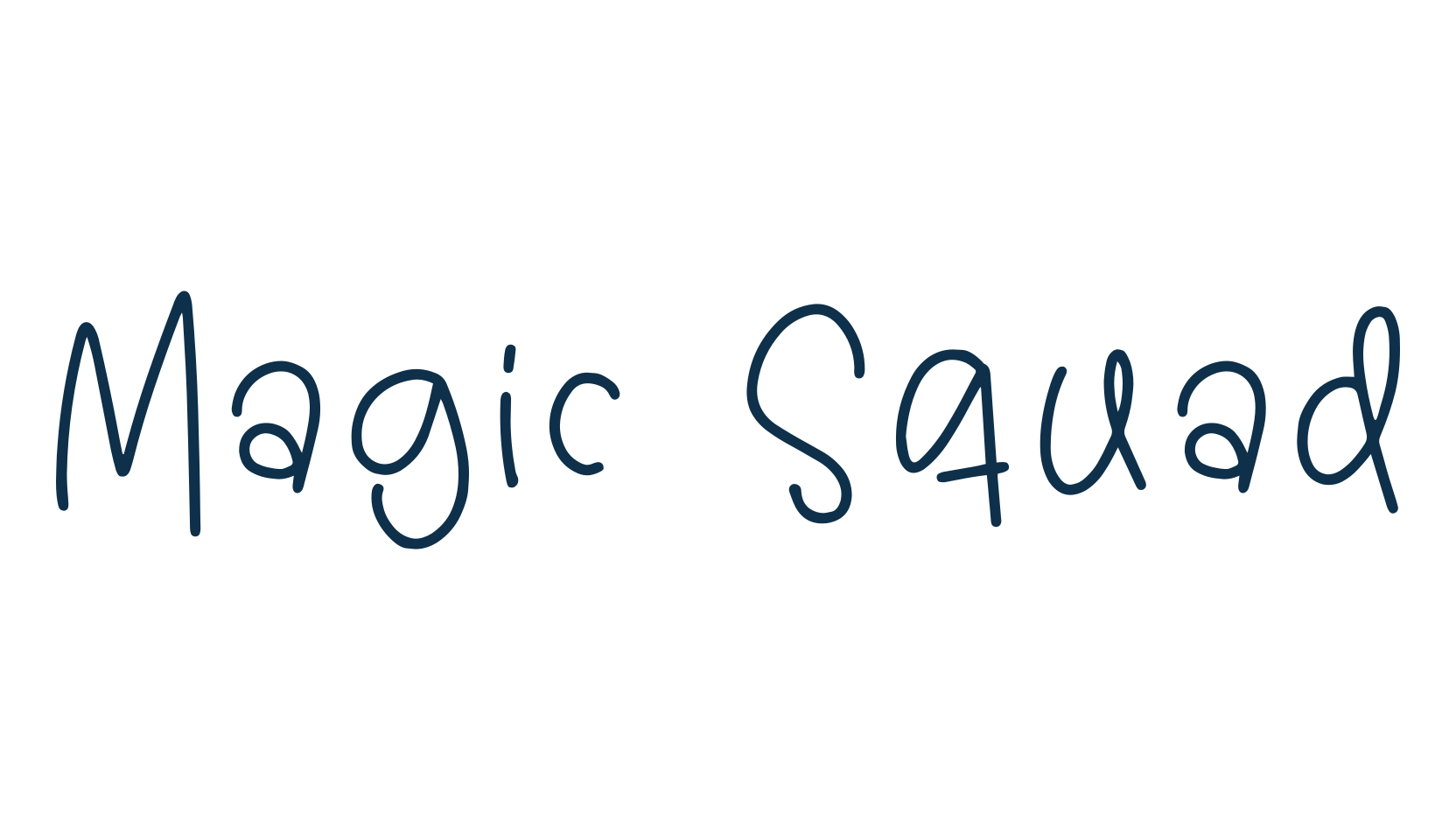 Magic Squad, script handwritten fancy decorative calligraphy font preview