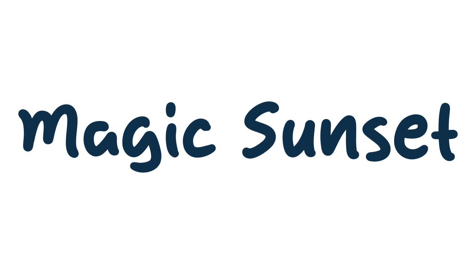 Magic Sunset, script handwritten fancy decorative calligraphy font preview
