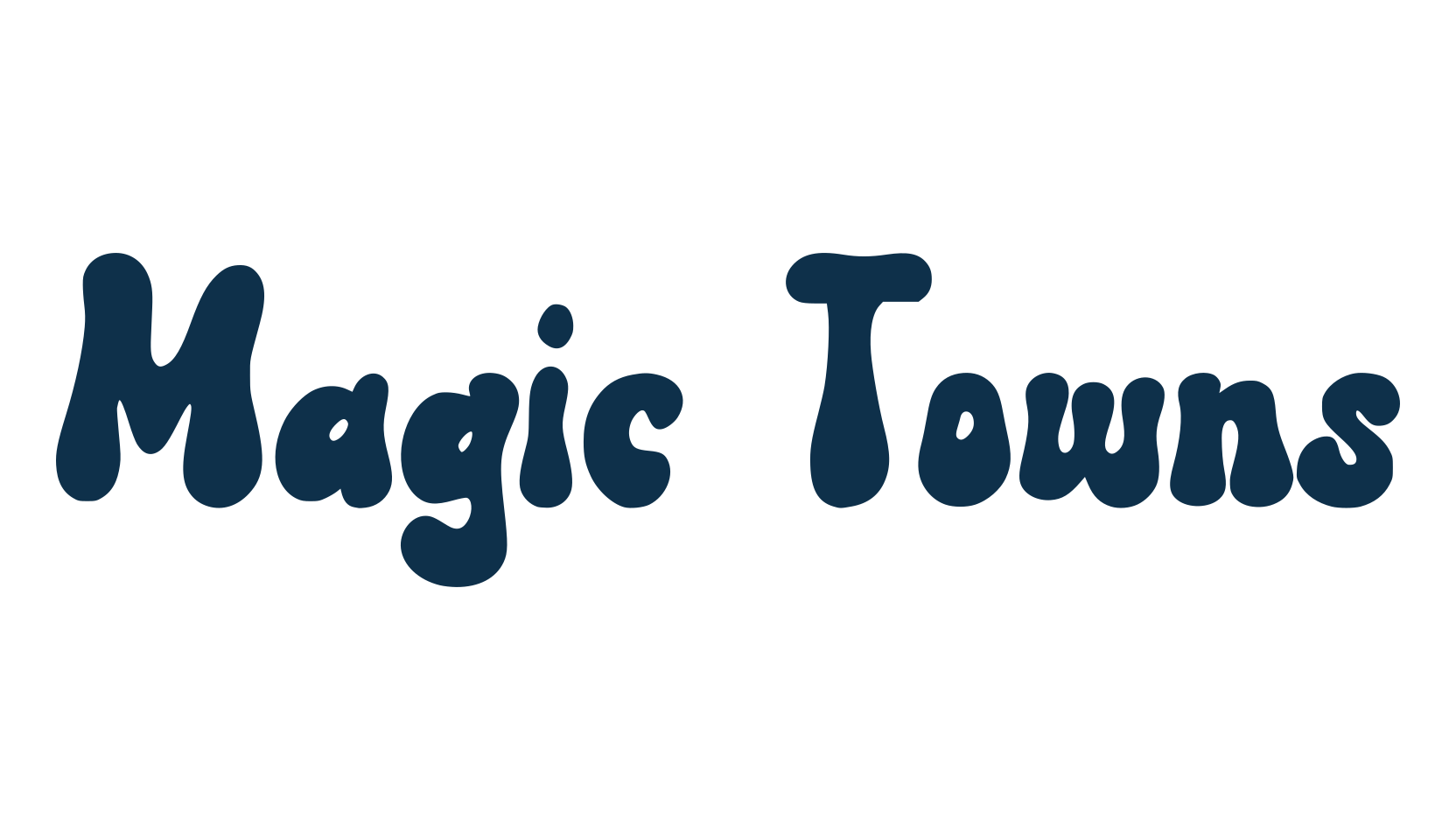Magic Towns, fancy groovy decorative font preview