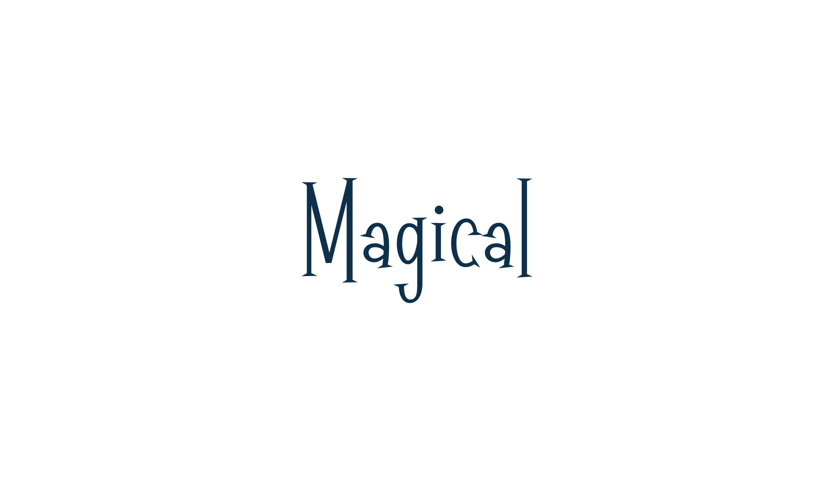 Magical (magical-4), various font preview