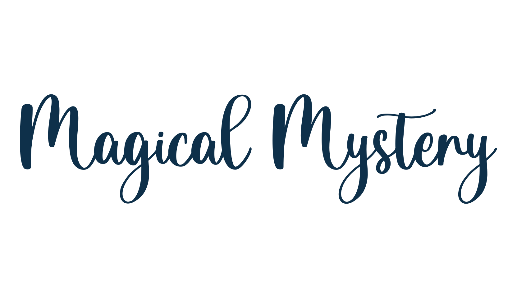 Magical Mystery, calligraphy font preview