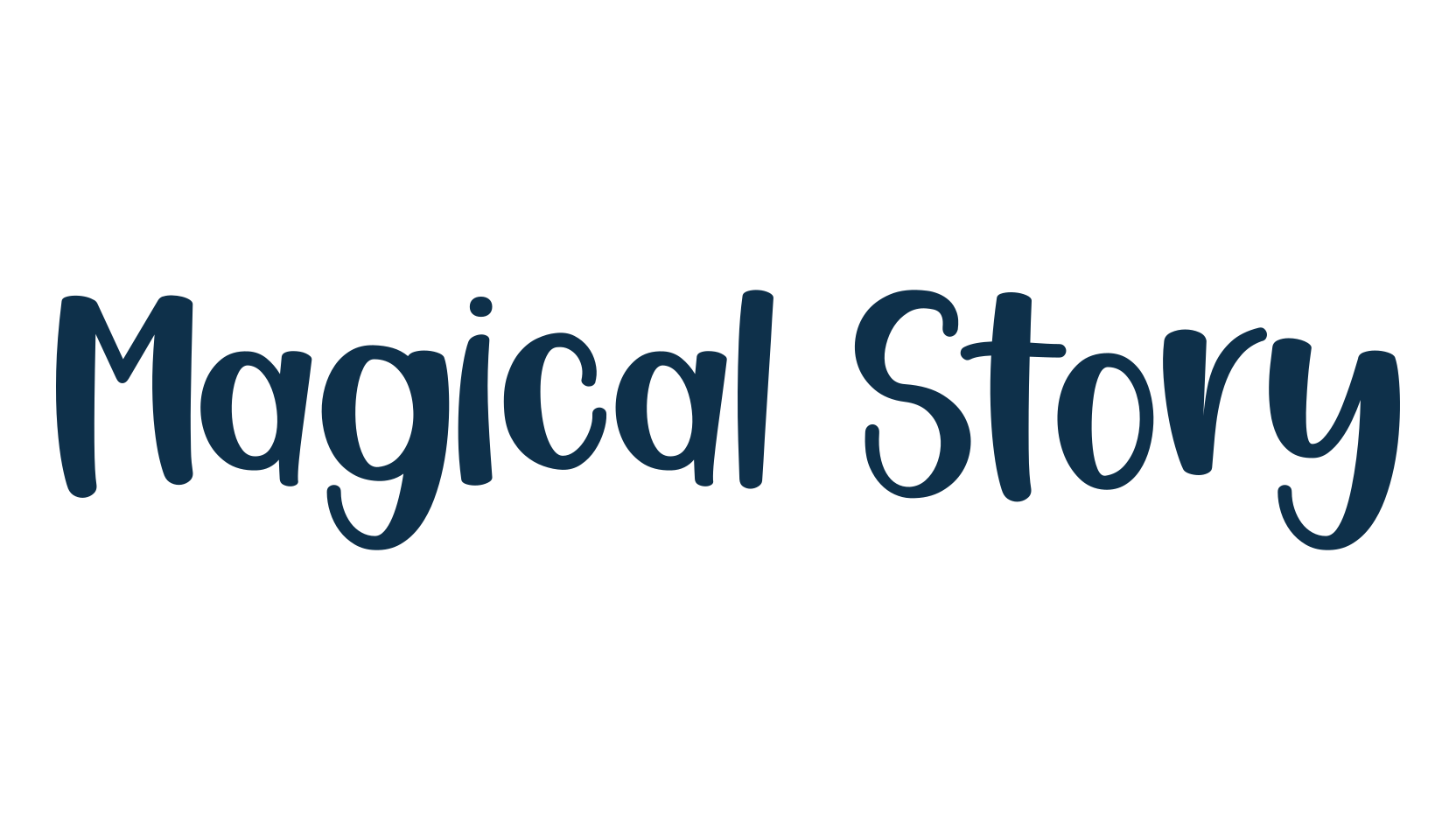 Magical Story, fancy cartoon decorative font preview