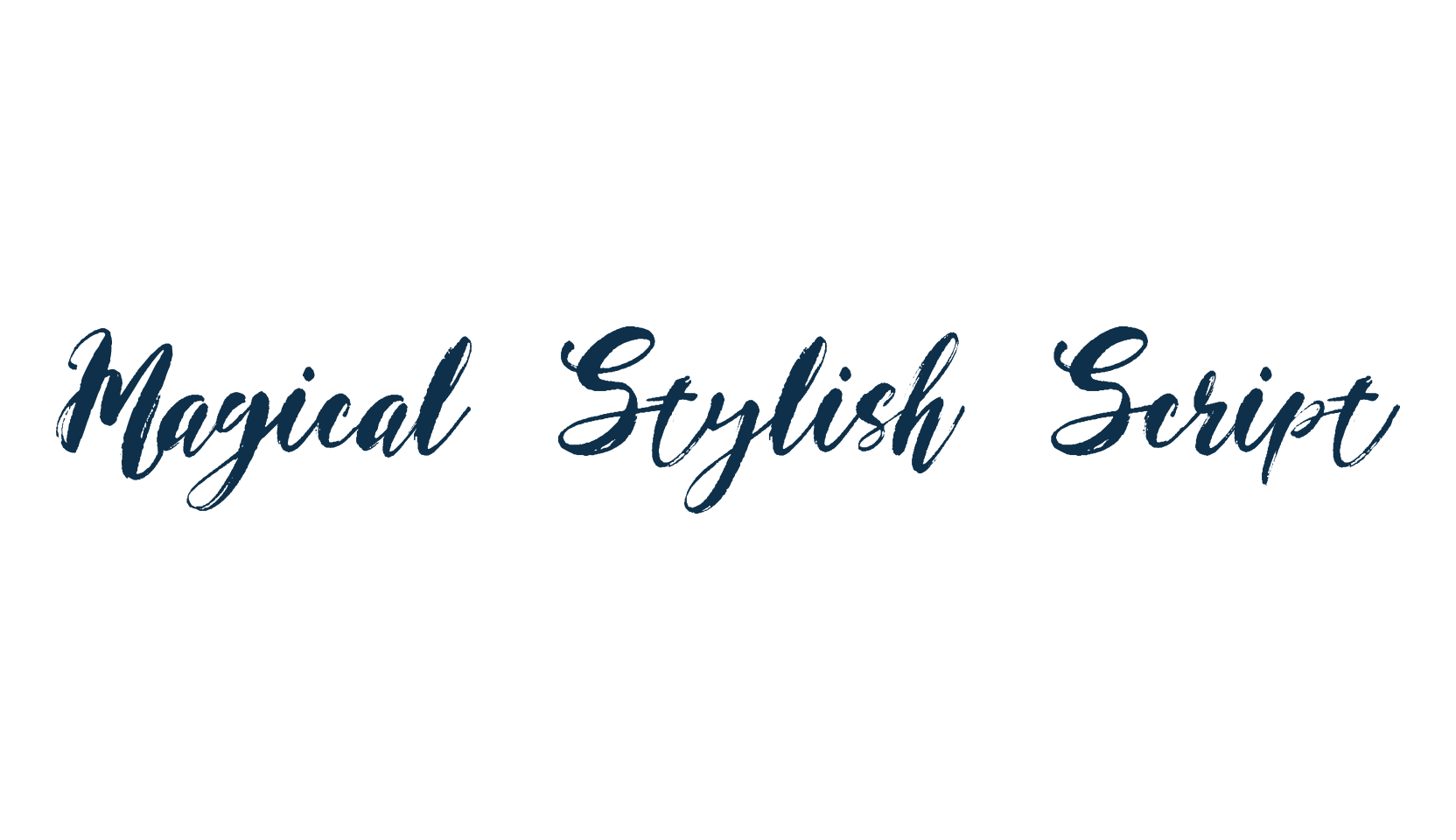 Magical Stylish Script, script brush fancy decorative calligraphy font preview