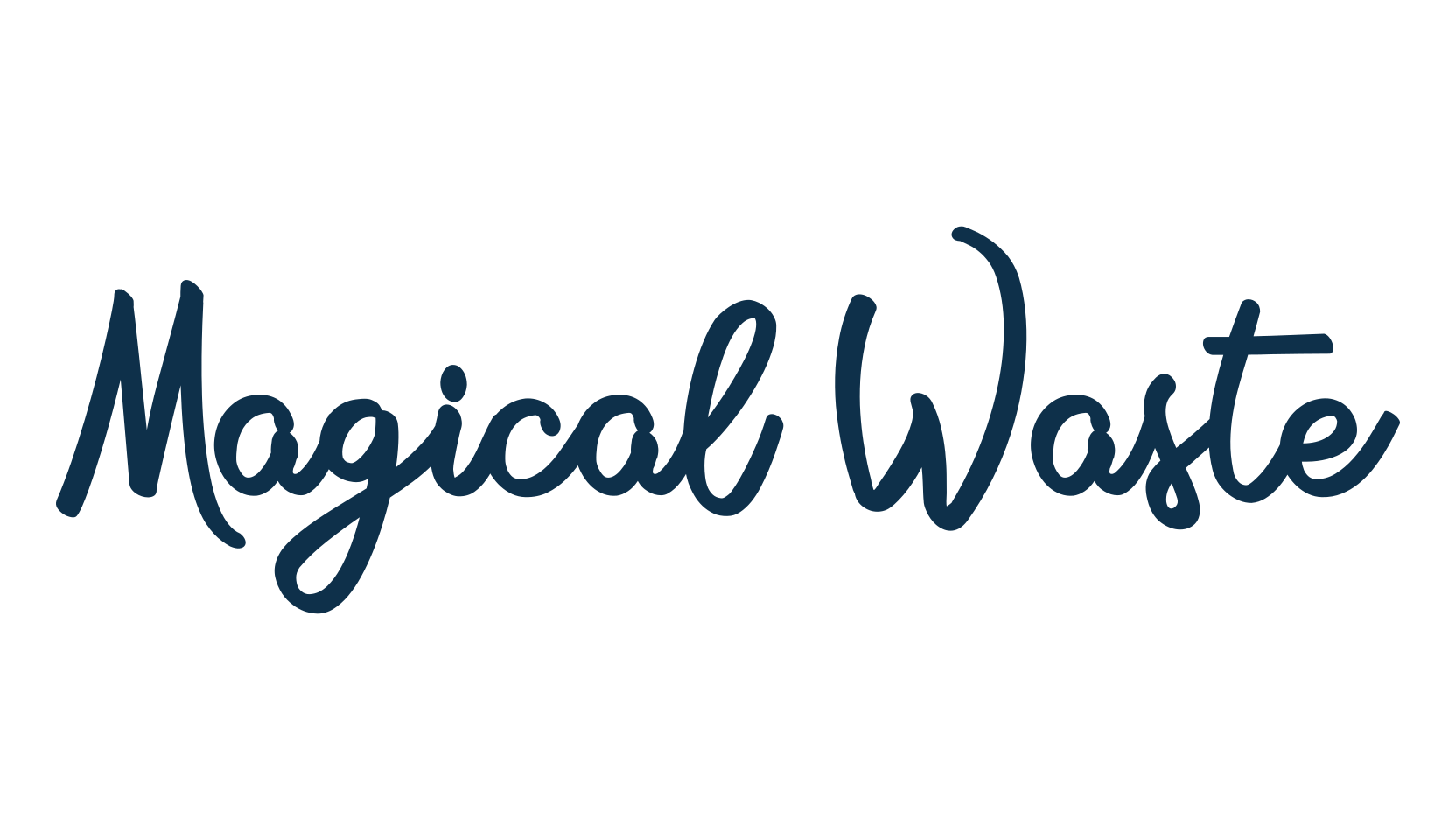 Magical Waste, handwriting font preview