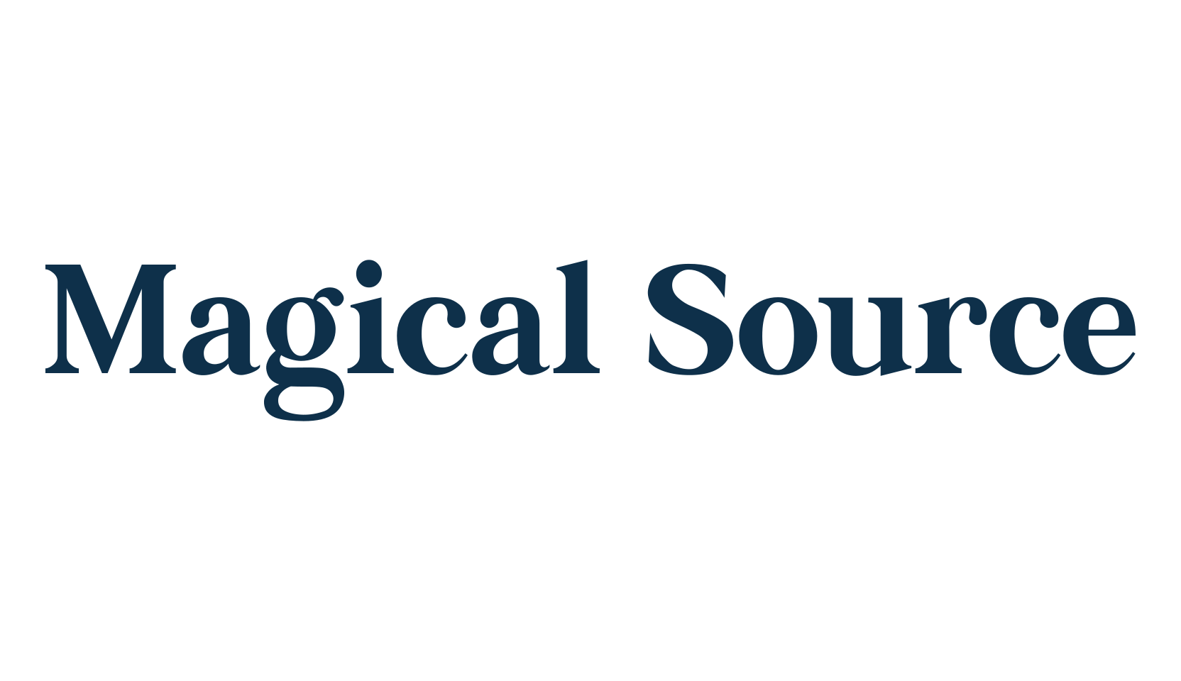 Magical Source, basic serif font preview