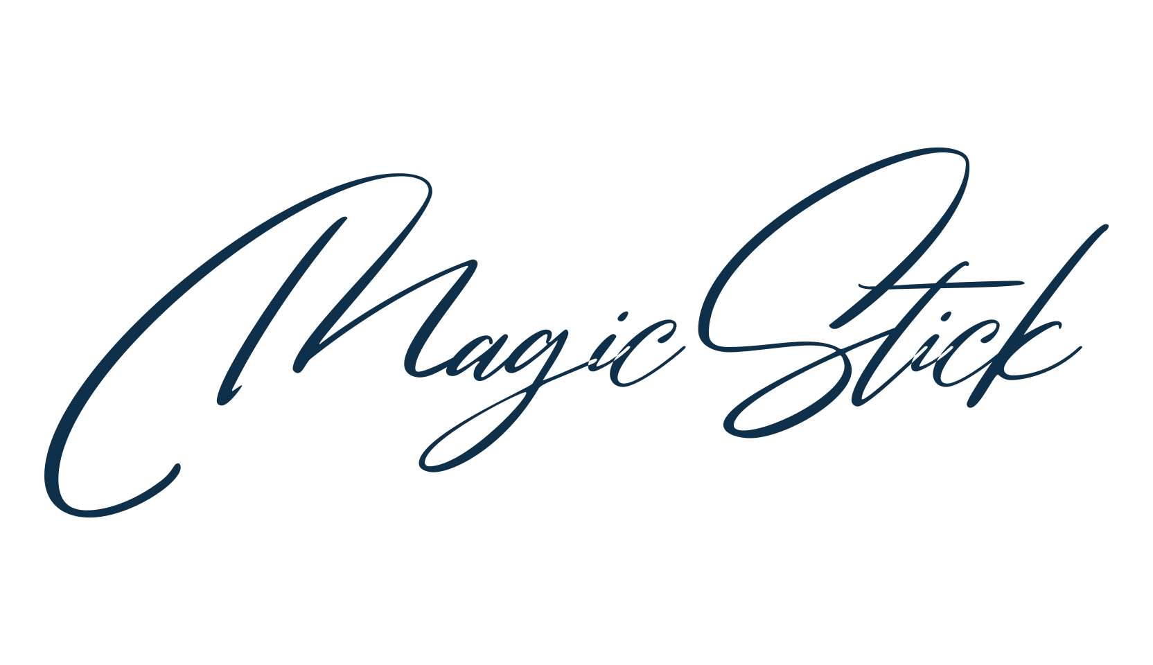 MagicStick, script handwritten fancy decorative calligraphy font preview