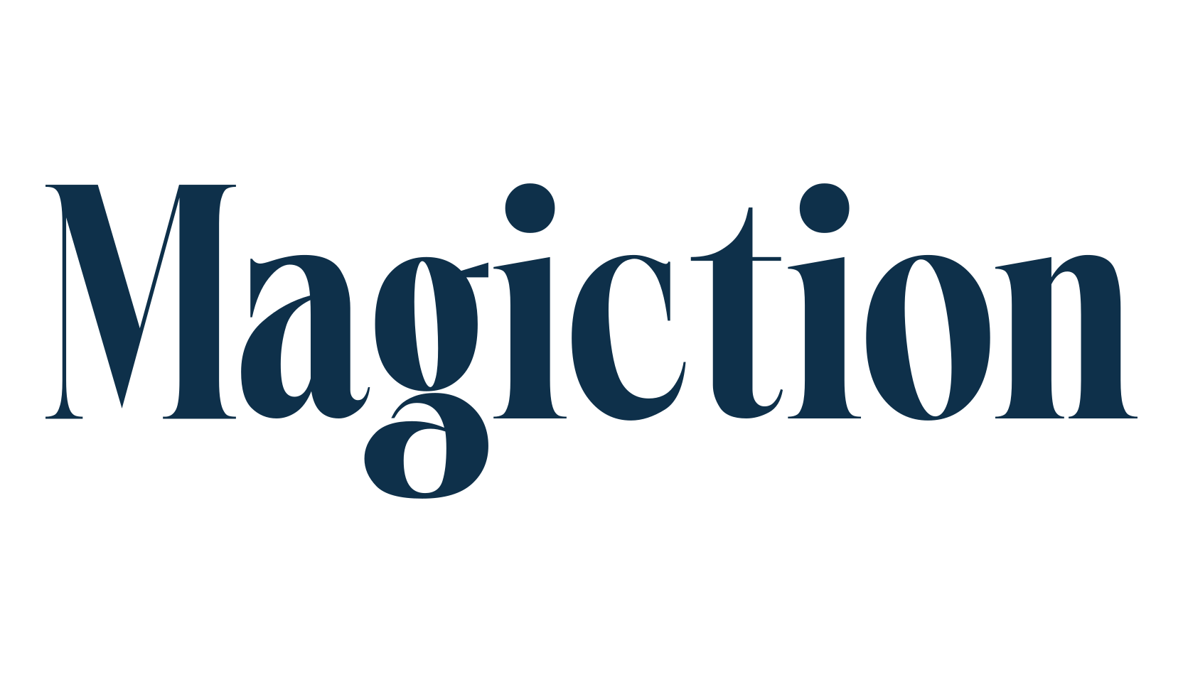 Magiction, basic serif font preview
