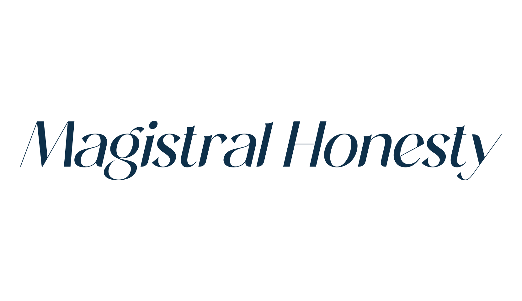 Magistral Honesty, basic sans serif font preview