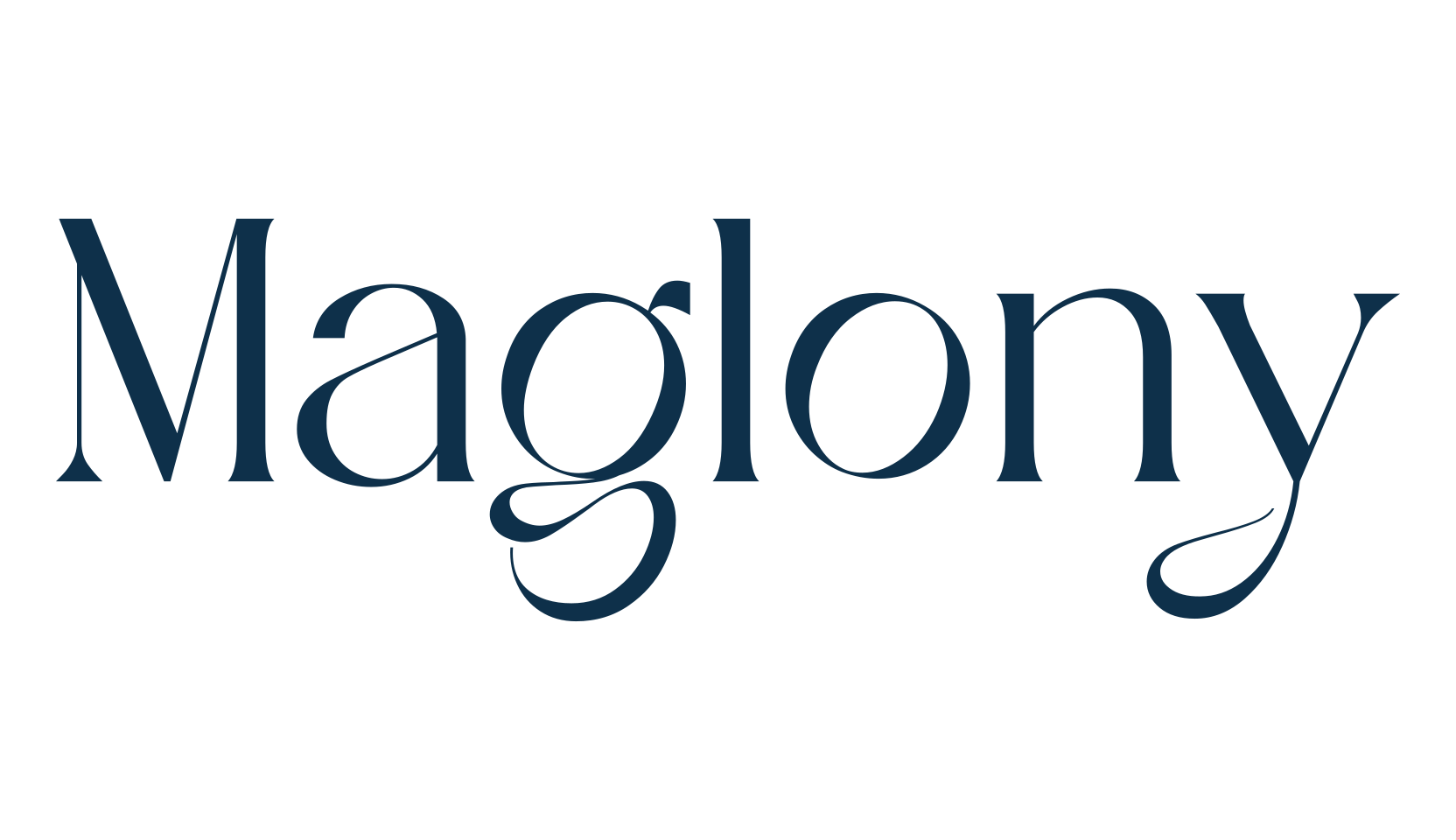 Maglony, basic serif font preview