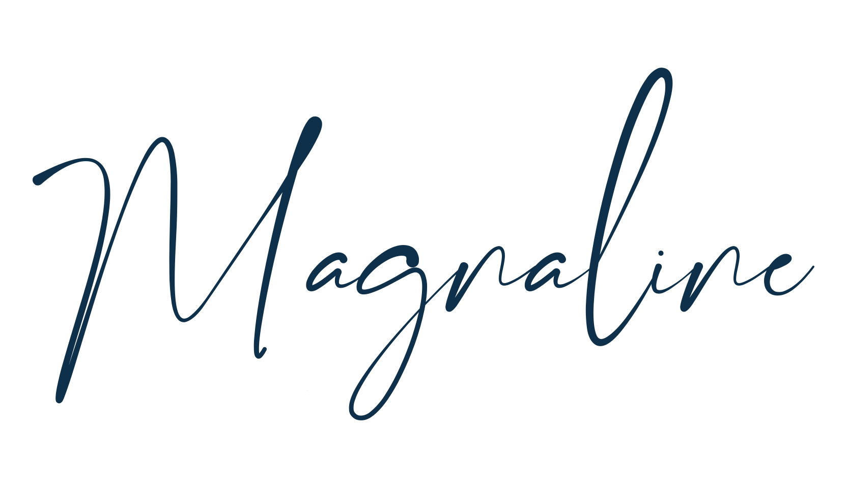 Magnaline, script handwritten fancy decorative calligraphy font preview