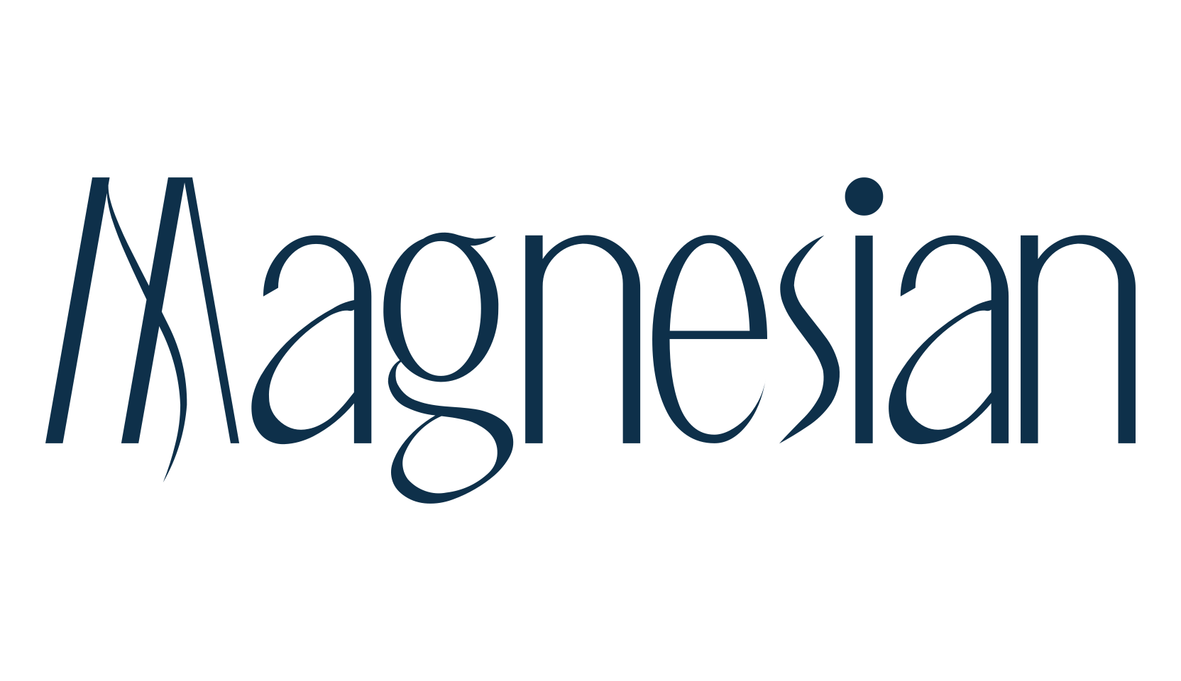Magnesian, various font preview