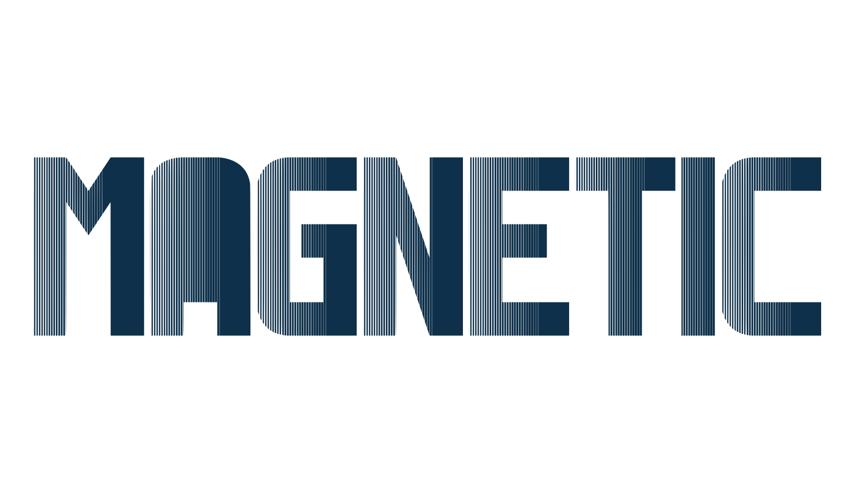 Magnetic, various font preview