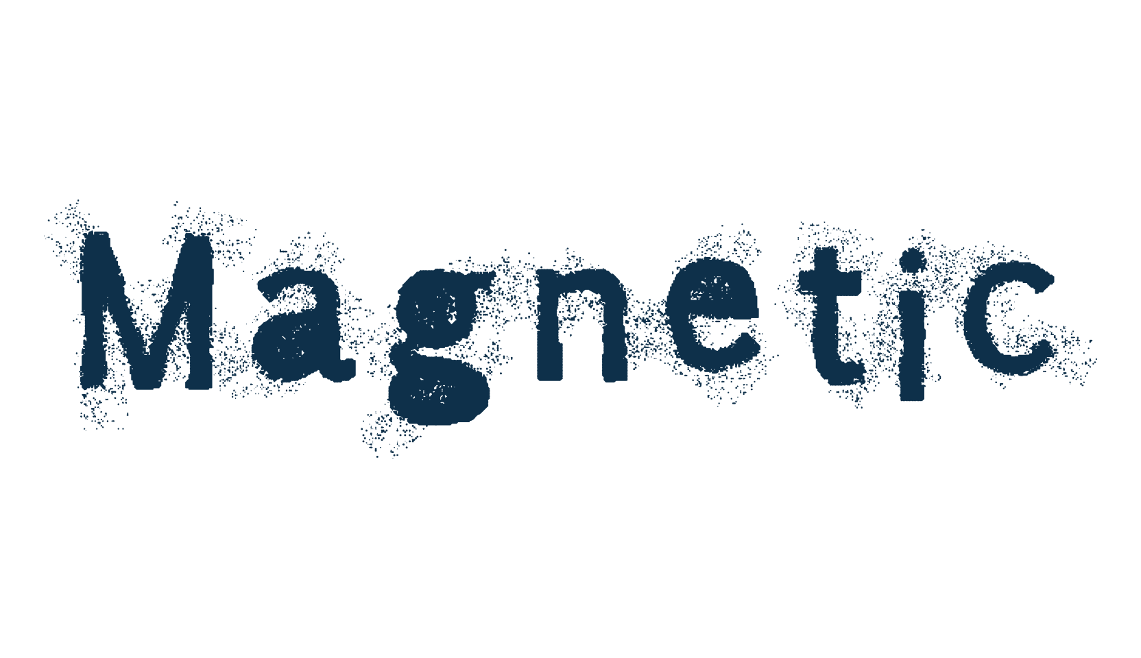 Magnetic (magnetic), destroy font preview