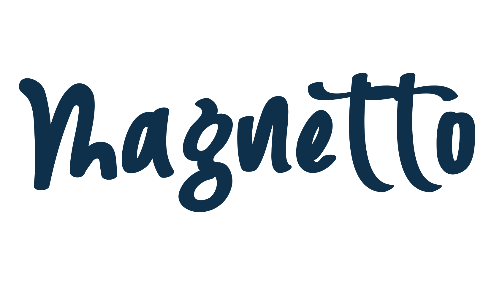 Magnetto, handwriting font preview