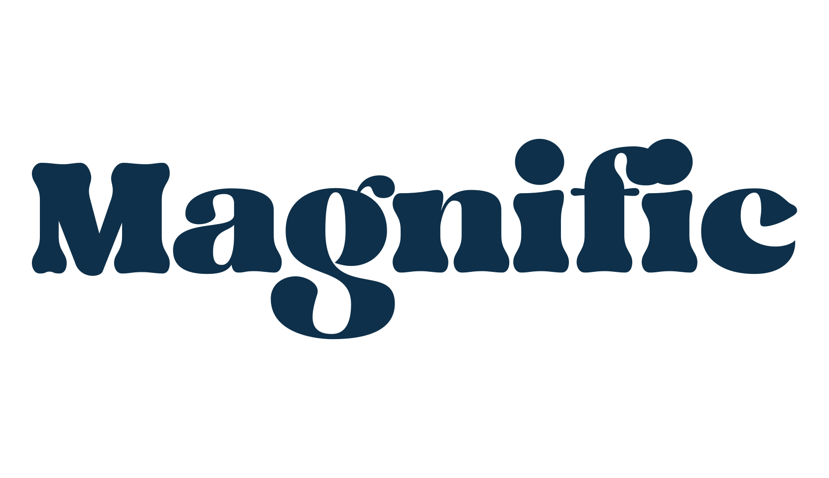 Magnific, basic serif font preview