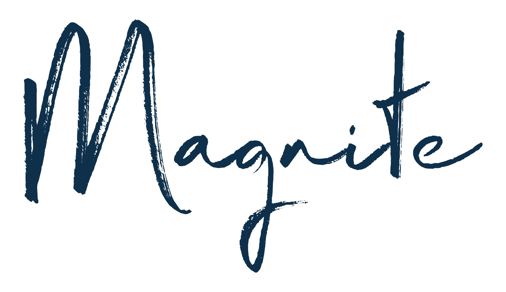 Magnite, script brush fancy decorative calligraphy font preview