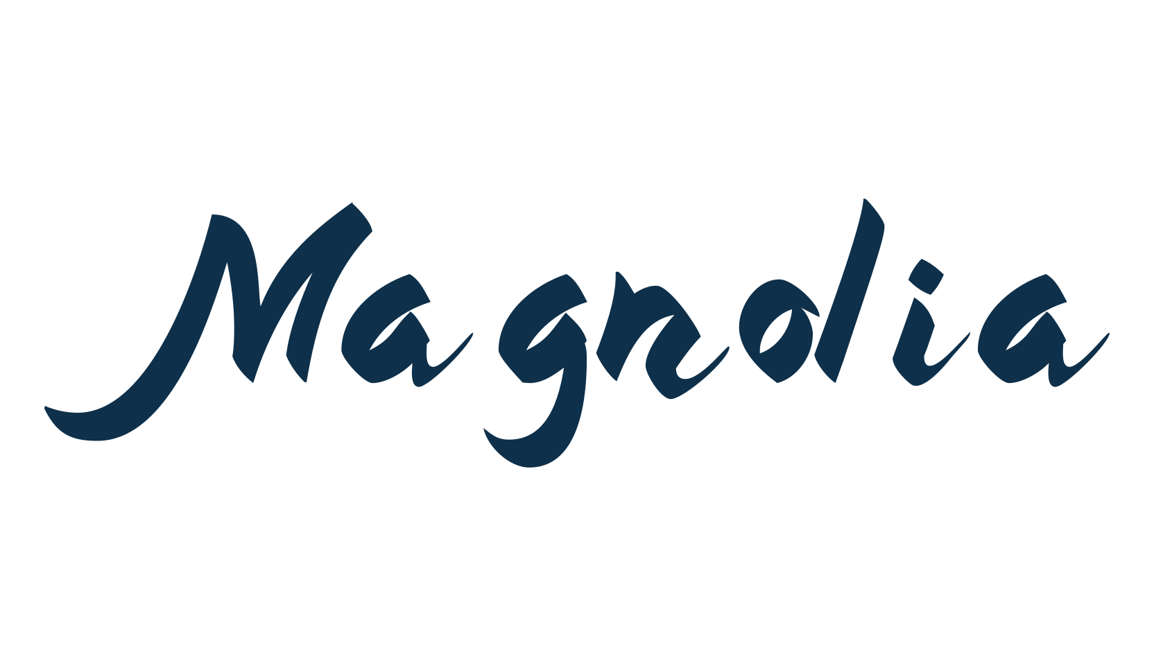 Magnolia (magnolia-2), script brush fancy decorative calligraphy font preview
