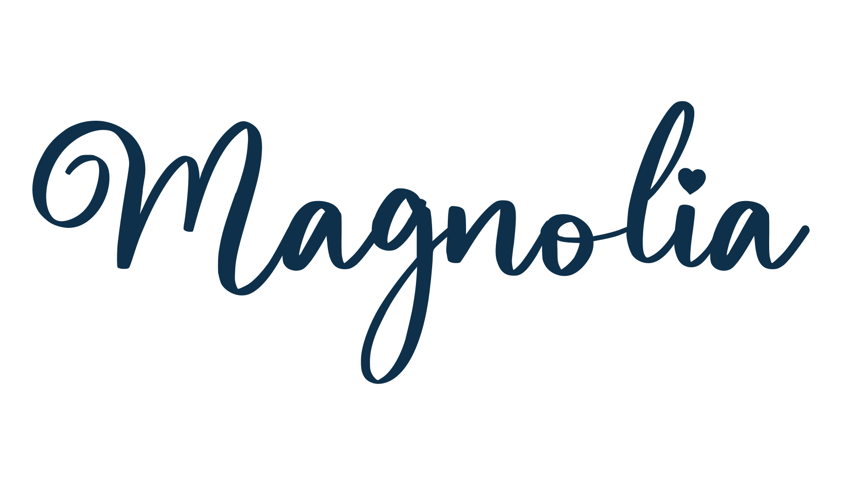 Magnolia (magnolia-4), calligraphy font preview