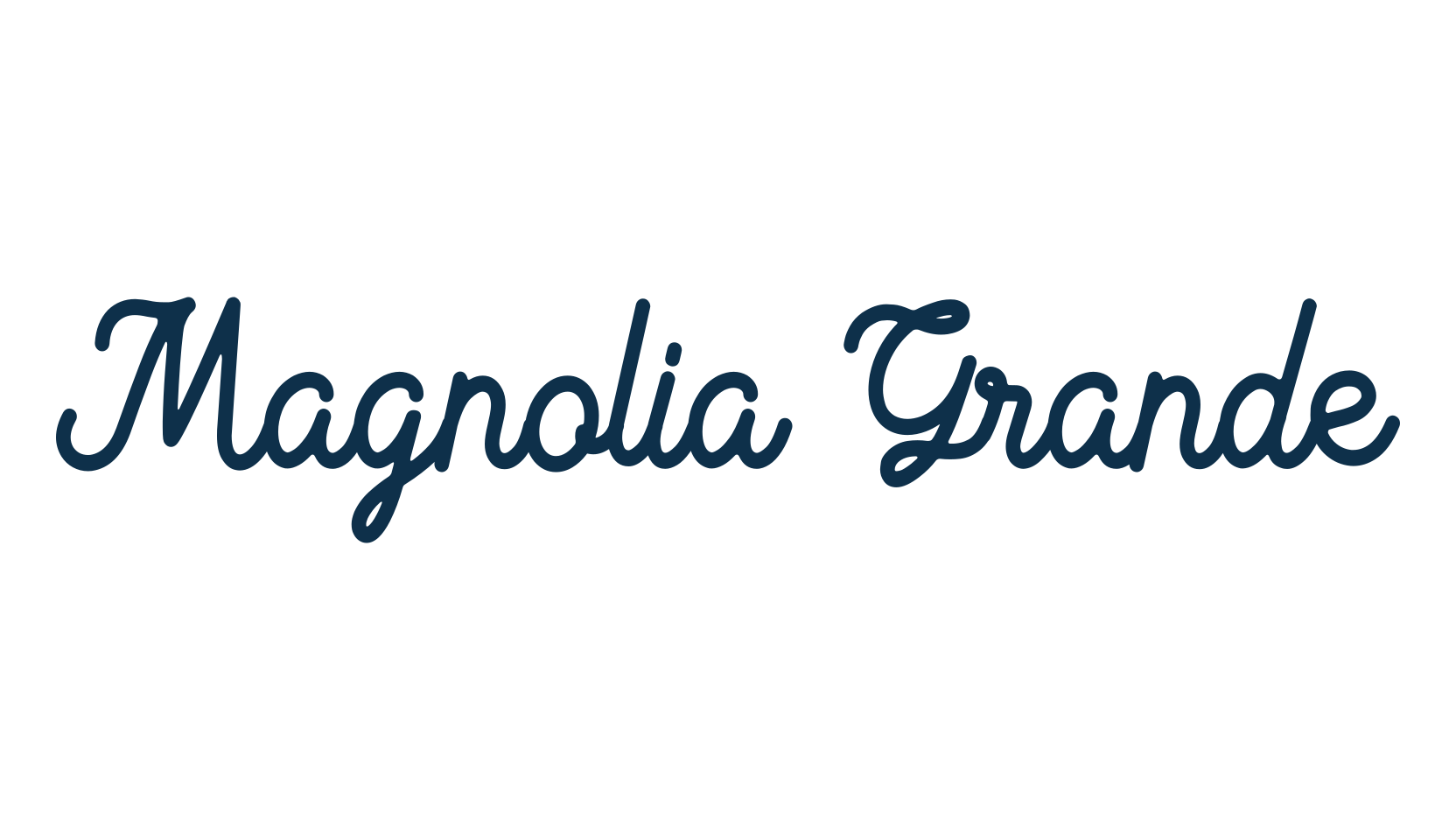 Magnolia Grande, fancy decorative font preview