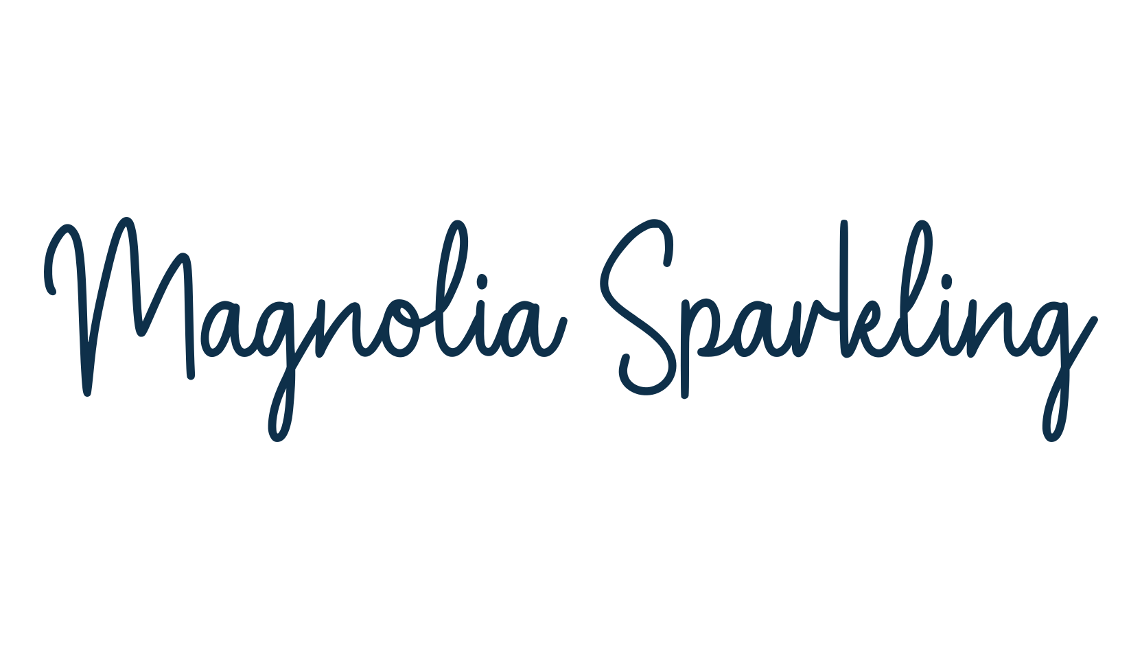 Magnolia Sparkling, handwriting font preview