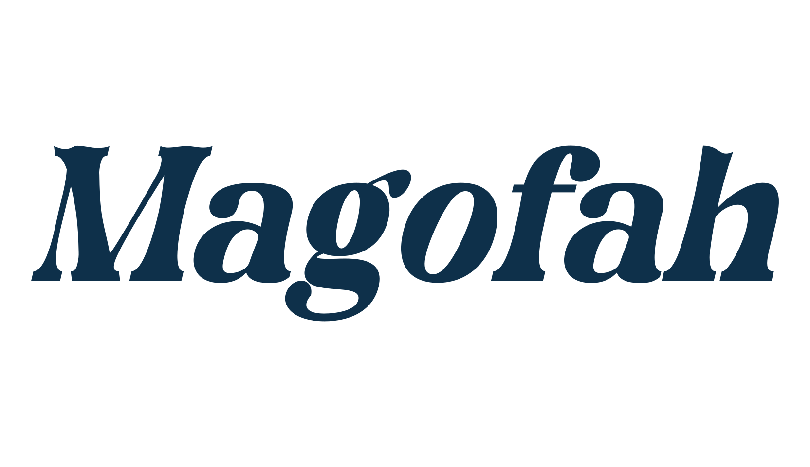 Magofah, various font preview