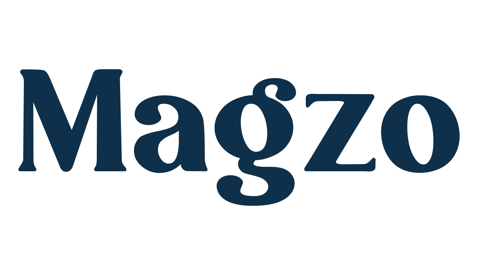 Magzo, serif font preview