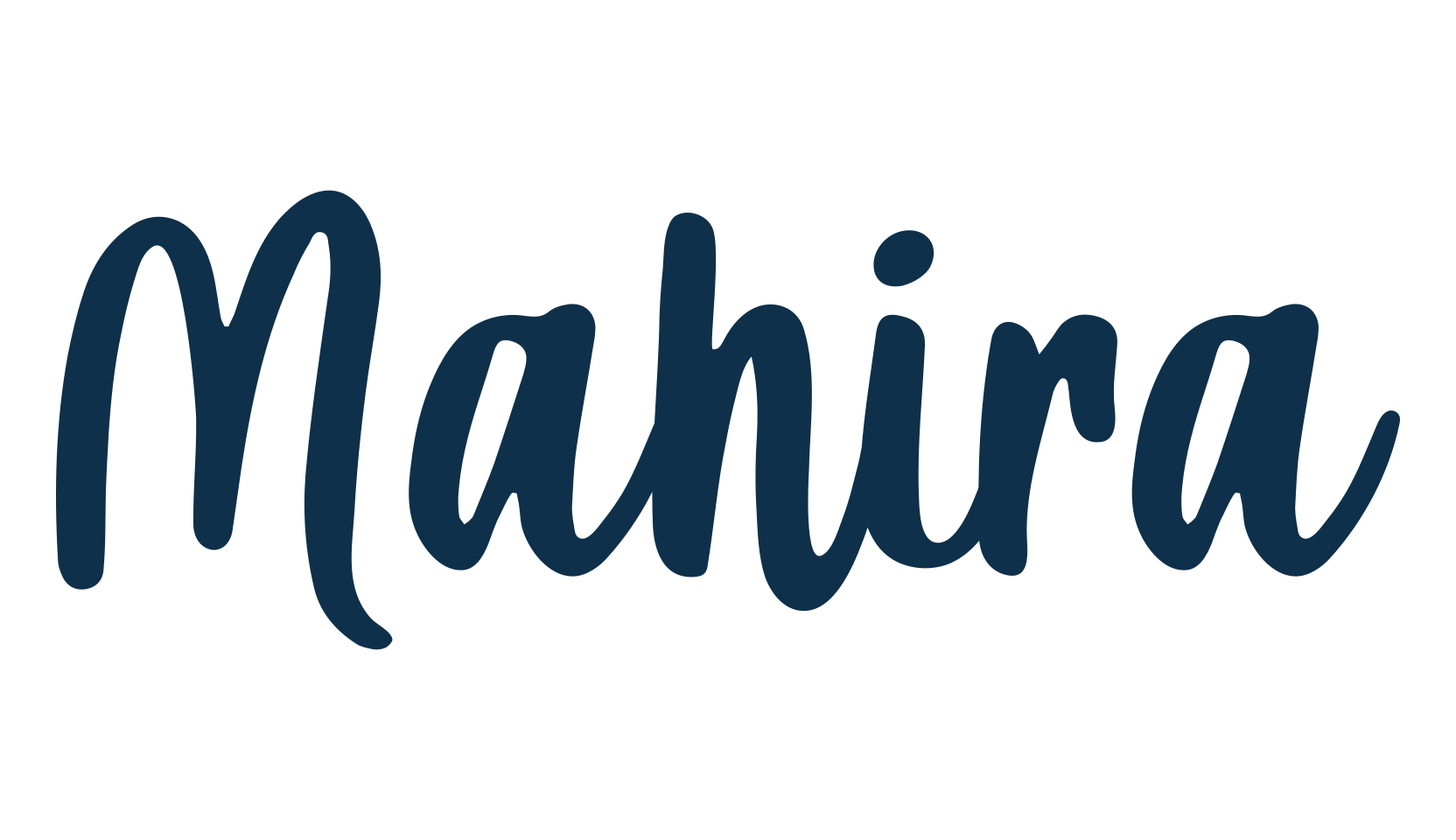 Mahira, fancy various decorative script calligraphy font preview