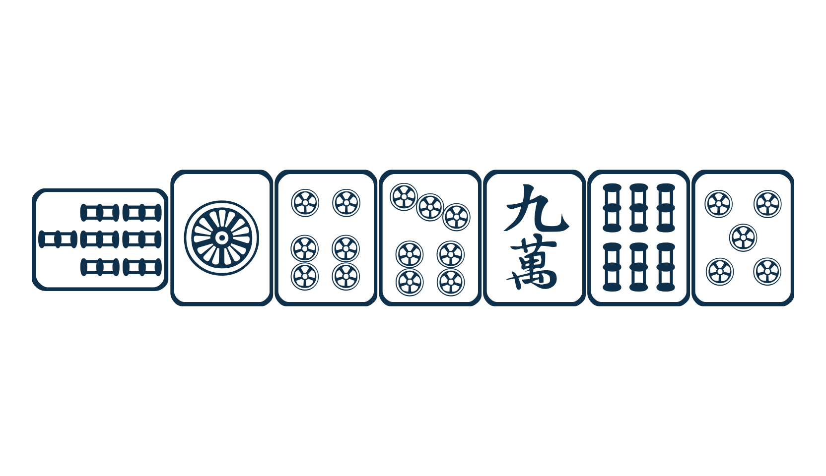 Mahjong, display market font preview