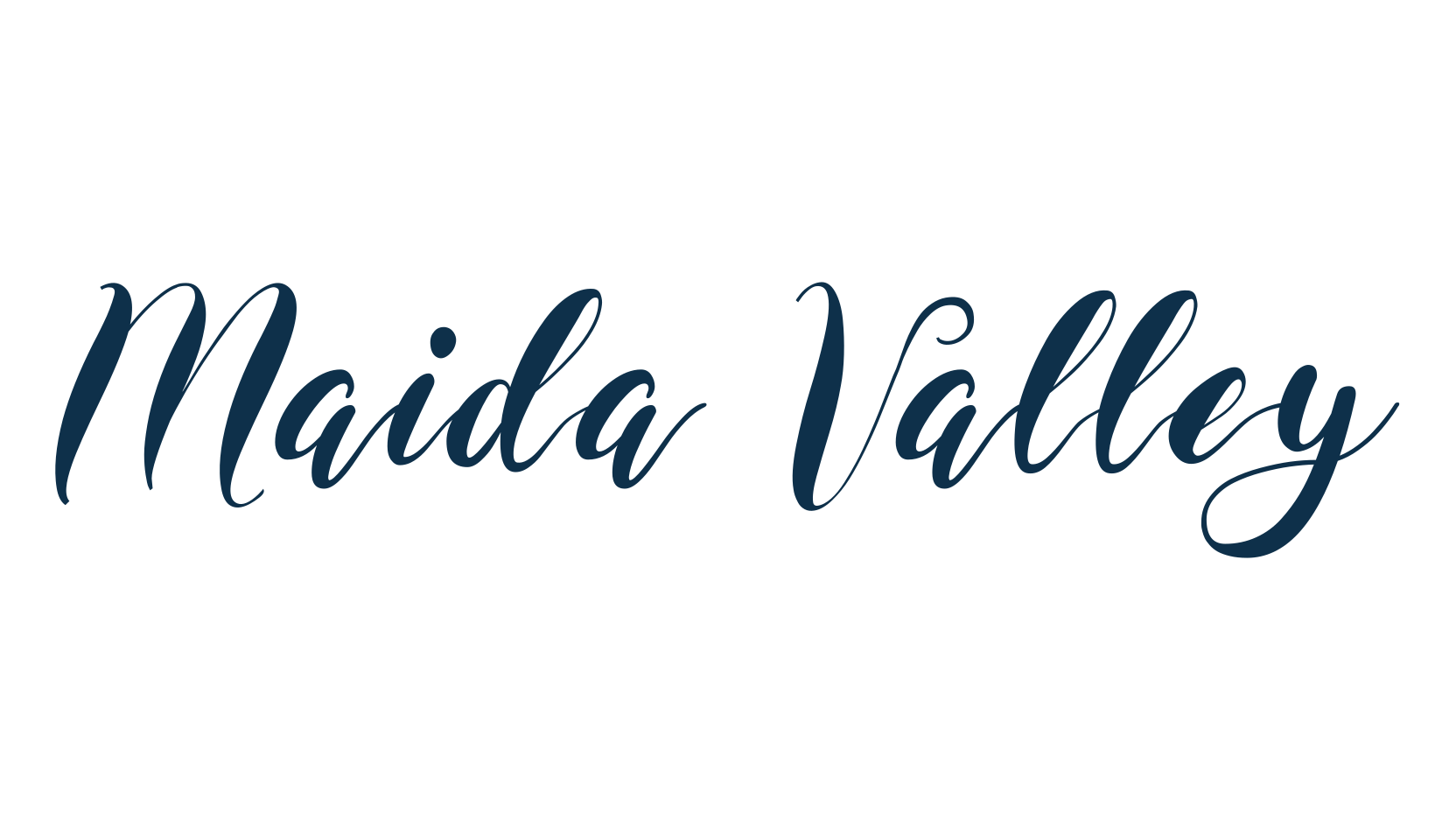 Maida Valley, display market font preview