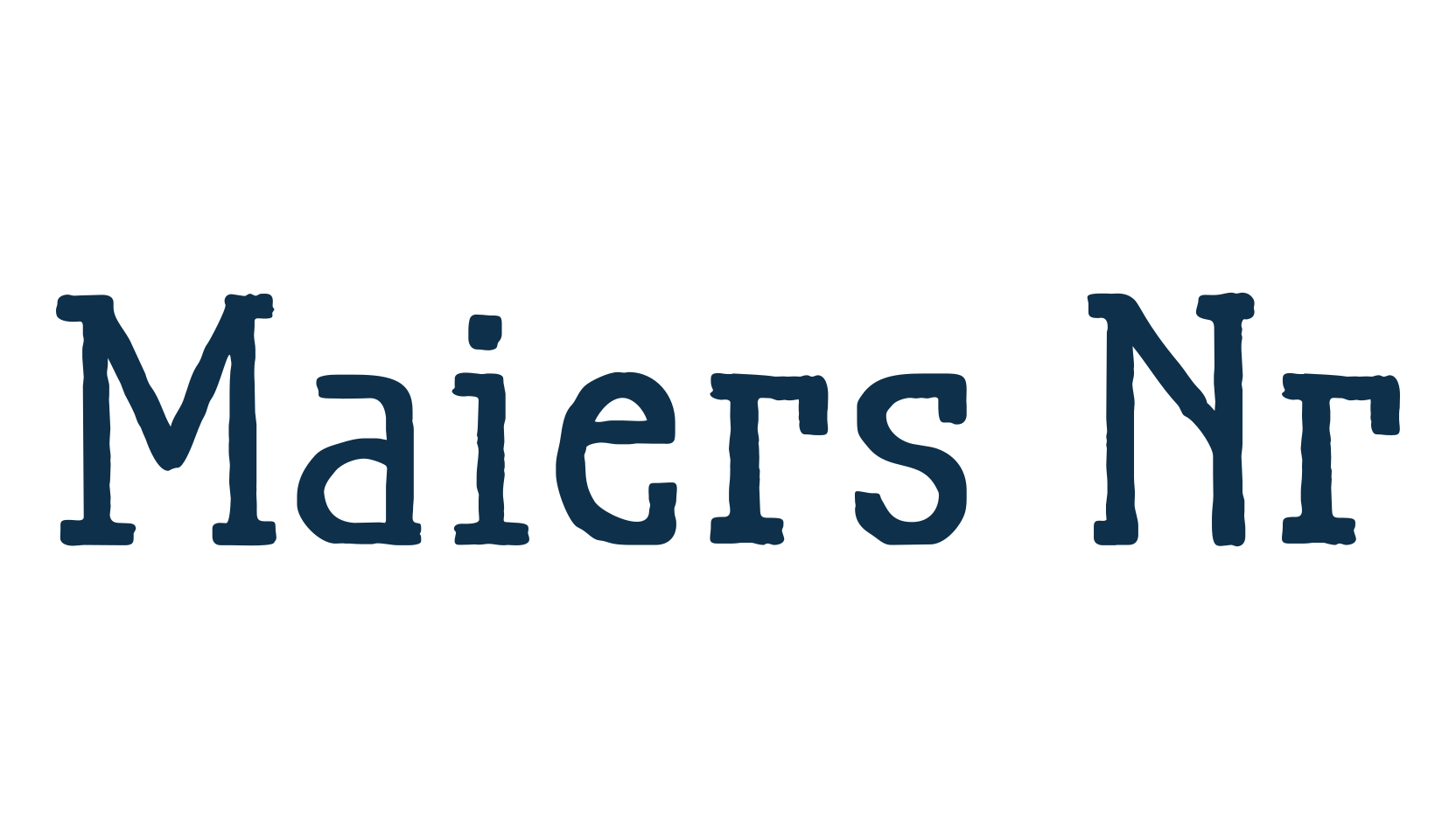 Maiers Nr.21, fancy retro decorative font preview