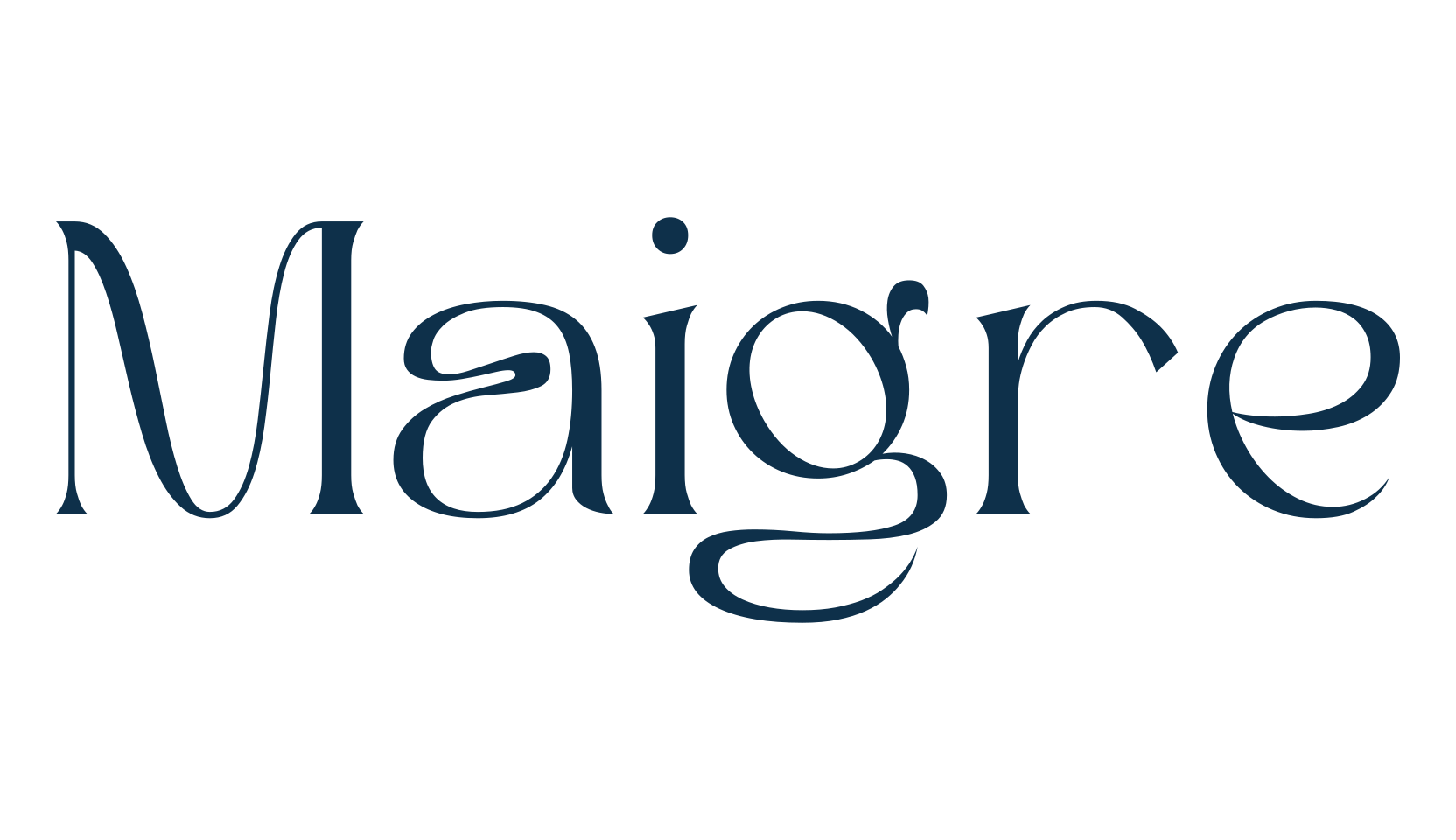 Maigre, fancy various basic font preview