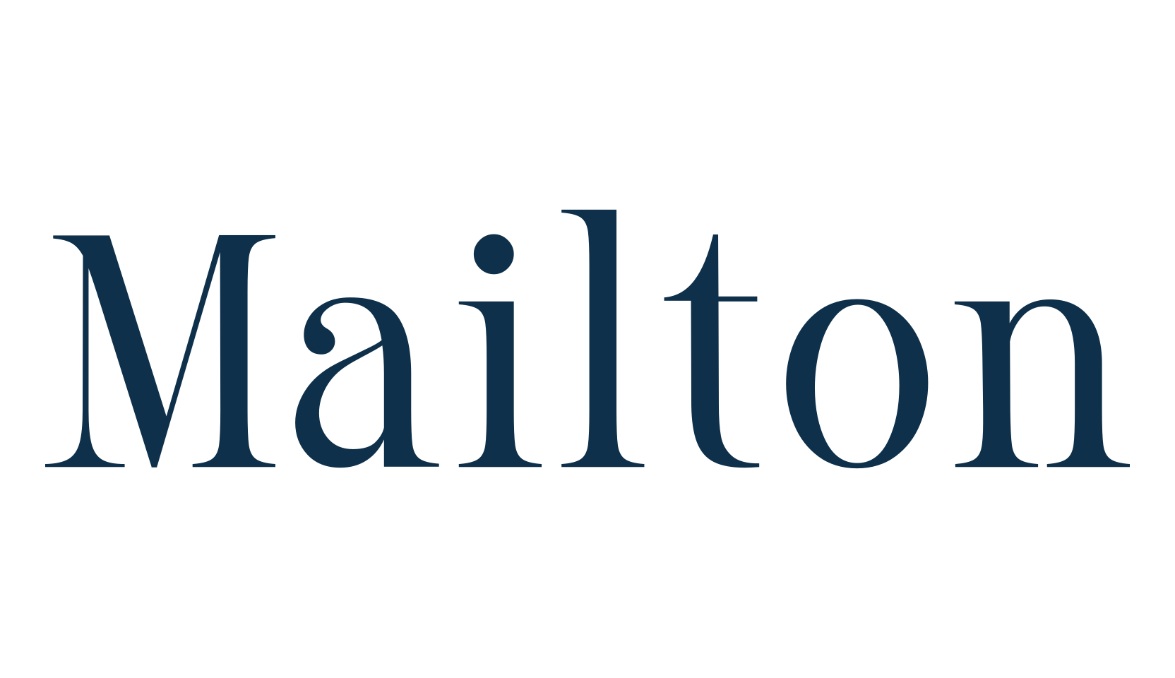 Mailton, serif font preview