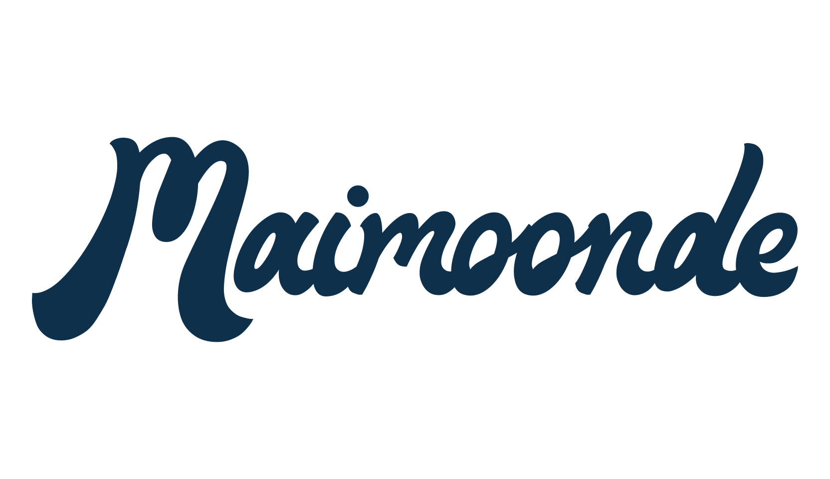 Maimoonde, fancy groovy decorative font preview
