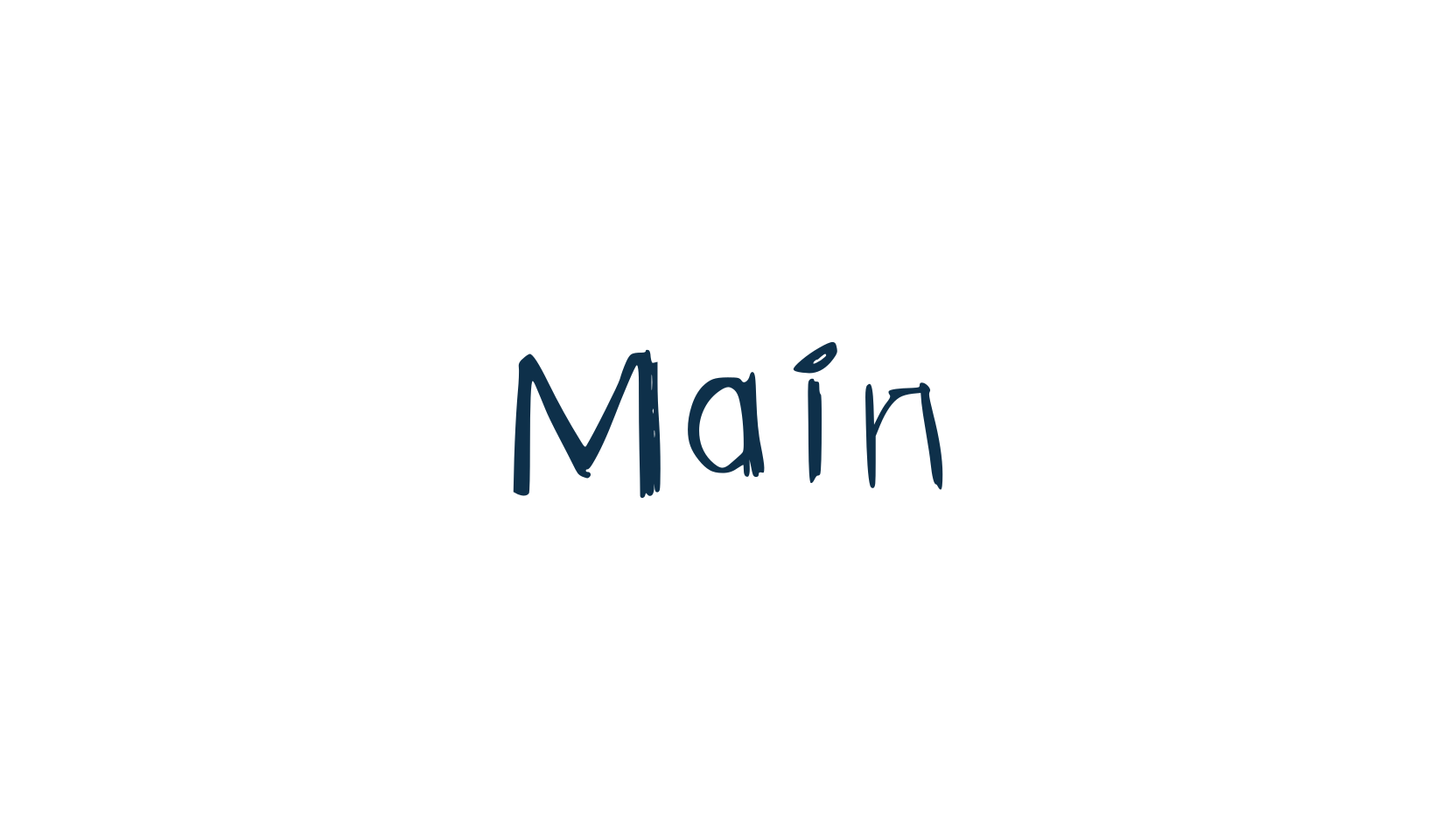 Main, script trash fancy decorative calligraphy font preview