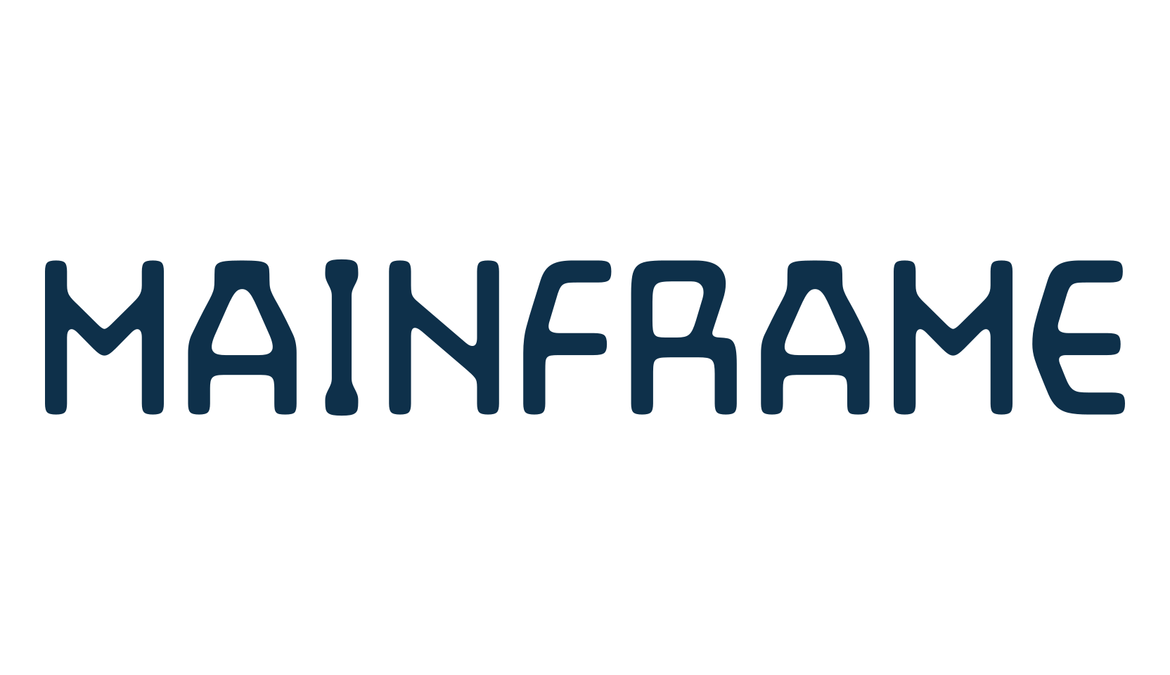 Mainframe, techno sci-fi font preview