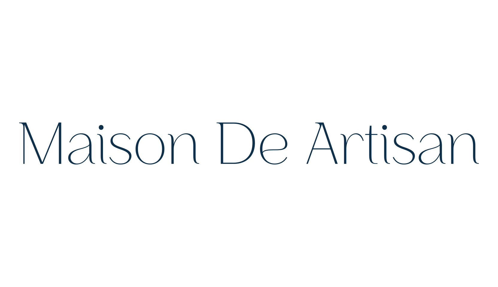 Maison De Artisan, basic serif font preview