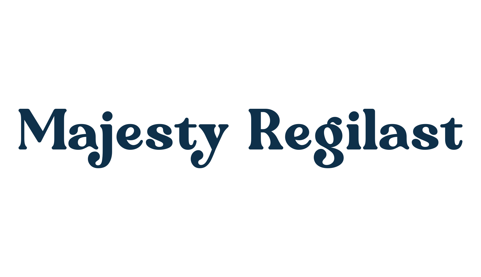 Majesty Regilast, basic serif font preview