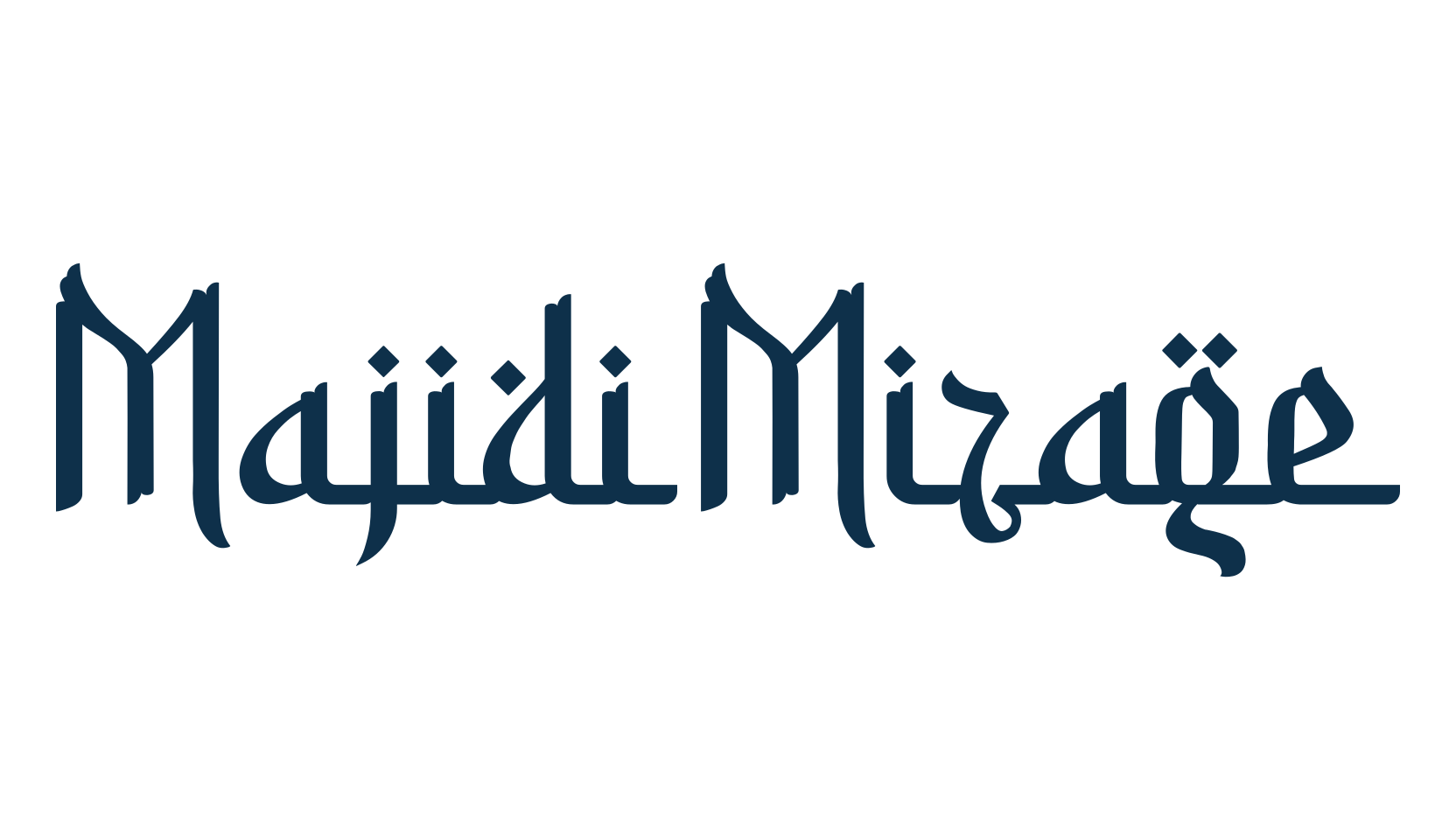 Majidi Mirage, foreign look arabic font preview