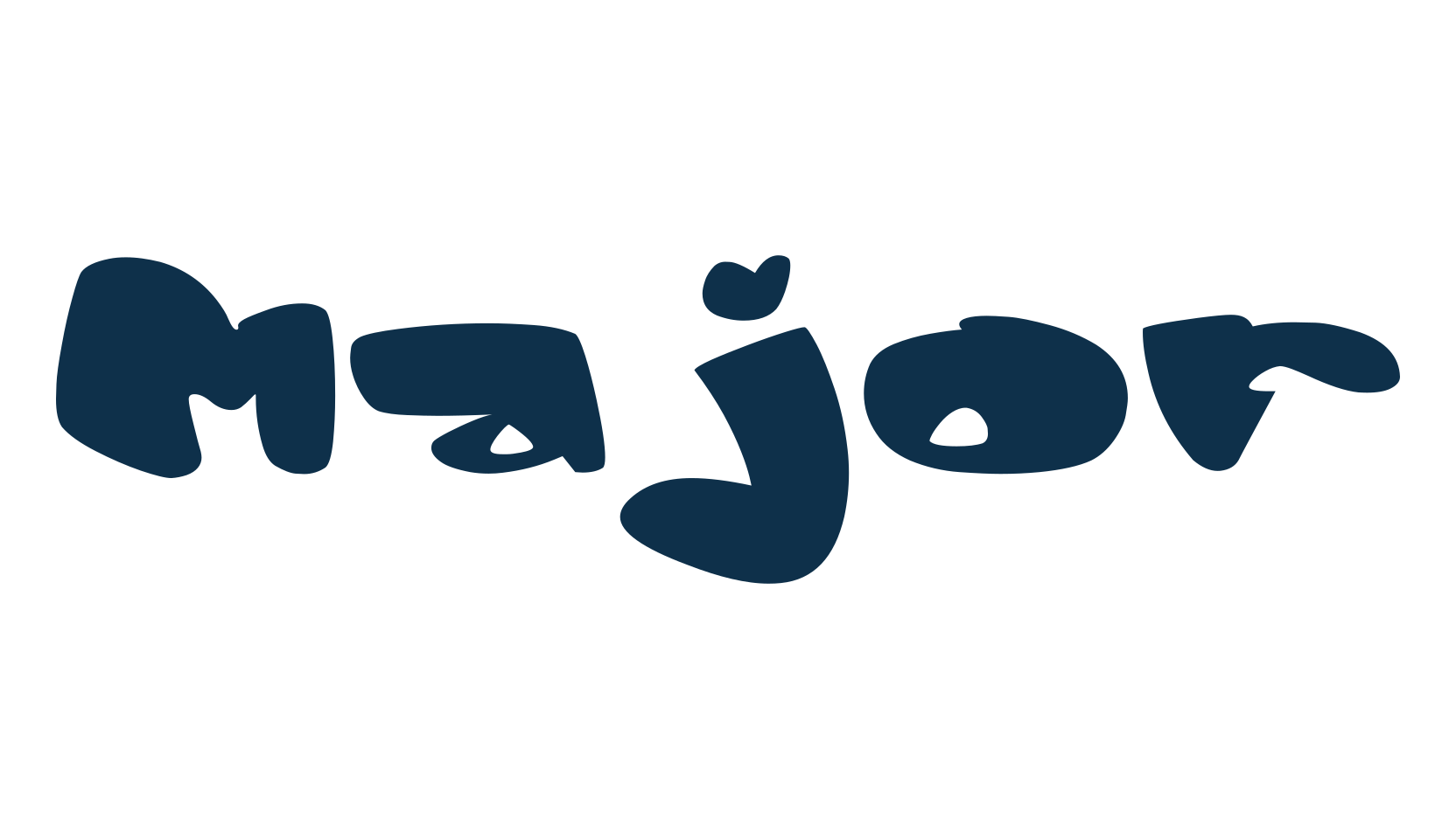 Major, cartoon font preview