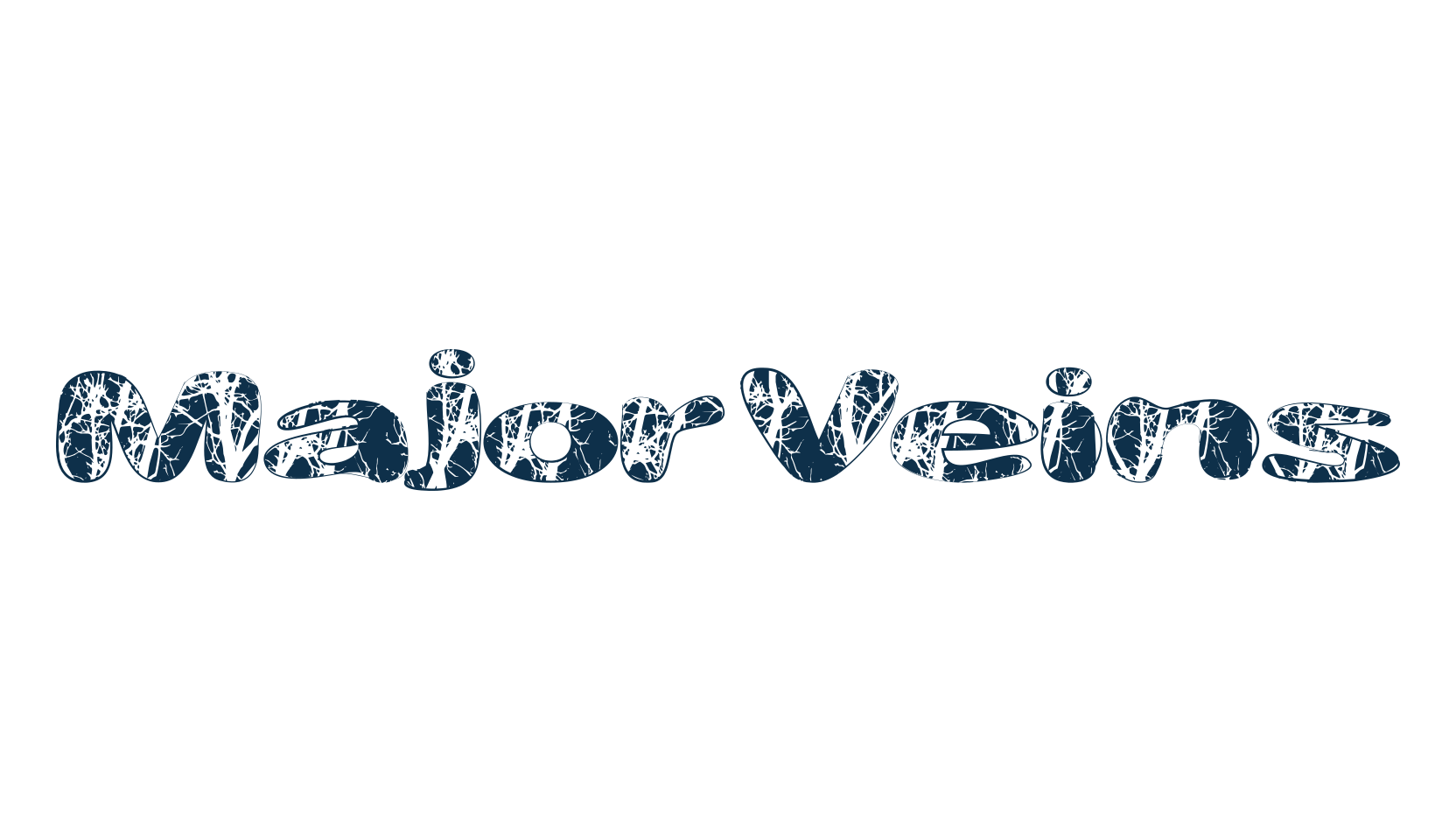 Major Veins, fancy decorative font preview