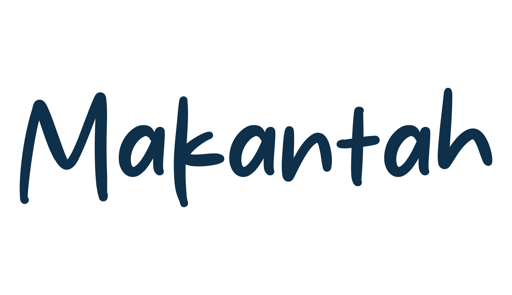 Makantah, script handwritten fancy decorative calligraphy font preview