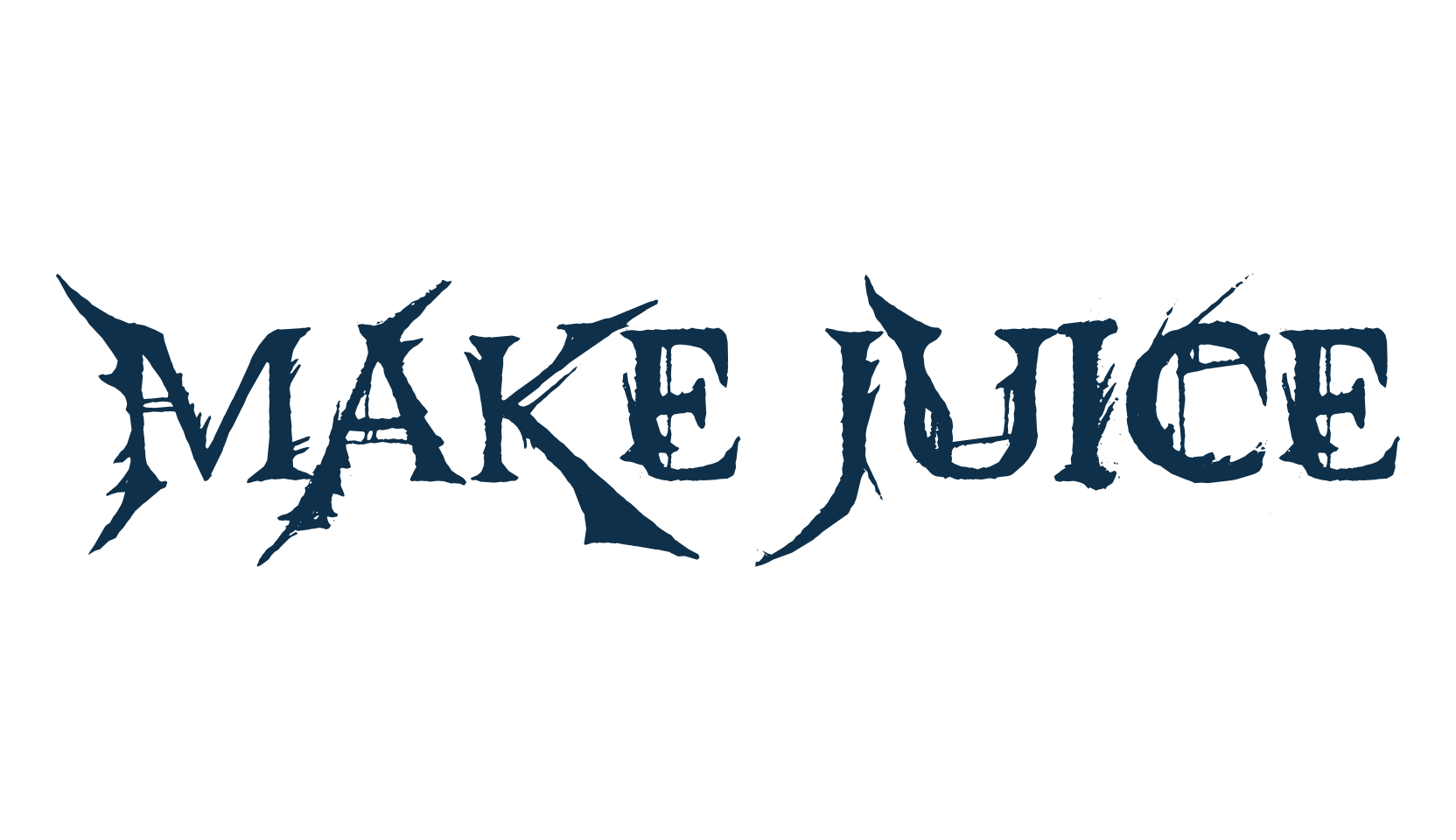Make Juice, gothic modern font preview