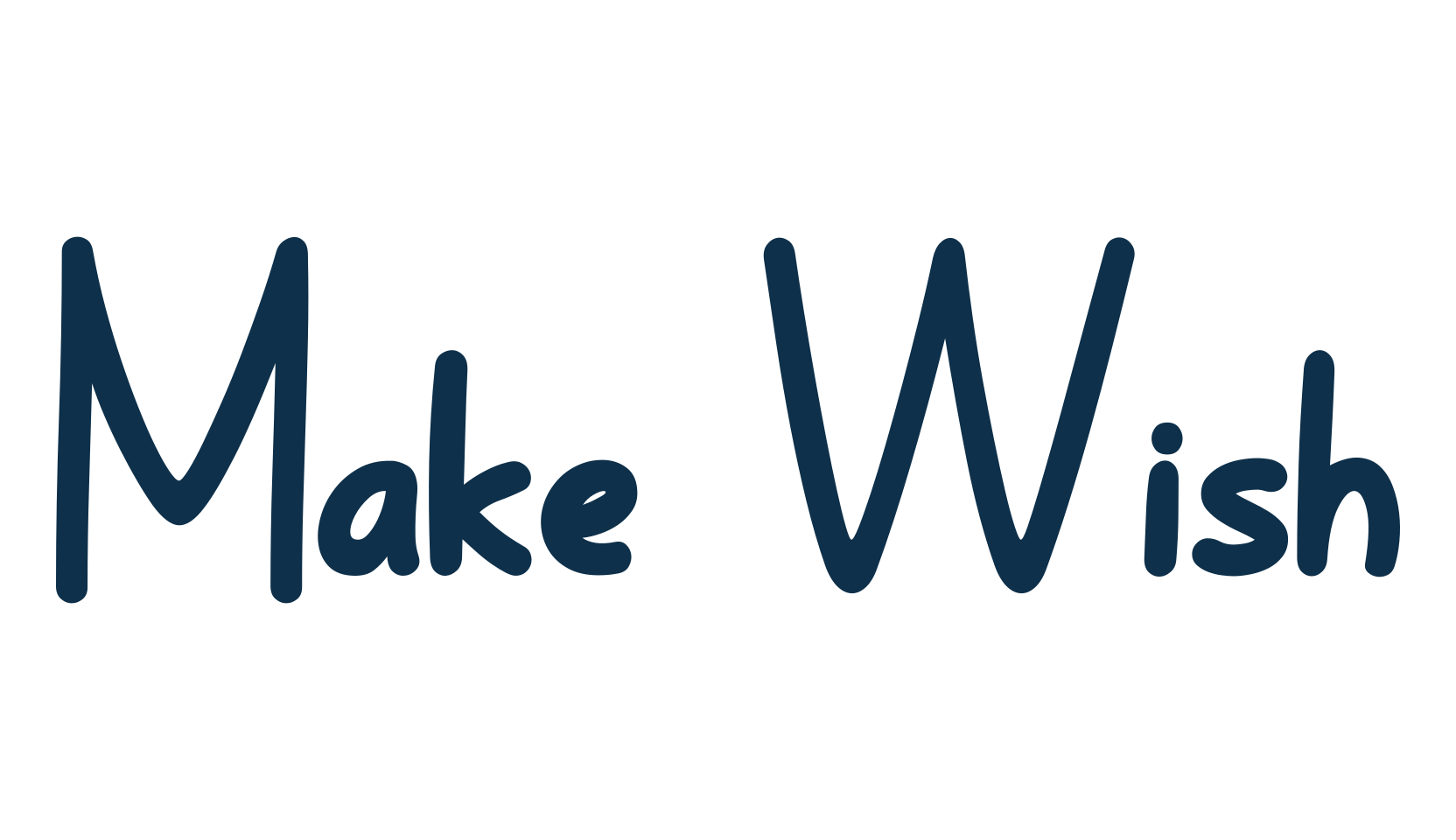 Make Wish, script handwritten fancy decorative calligraphy font preview