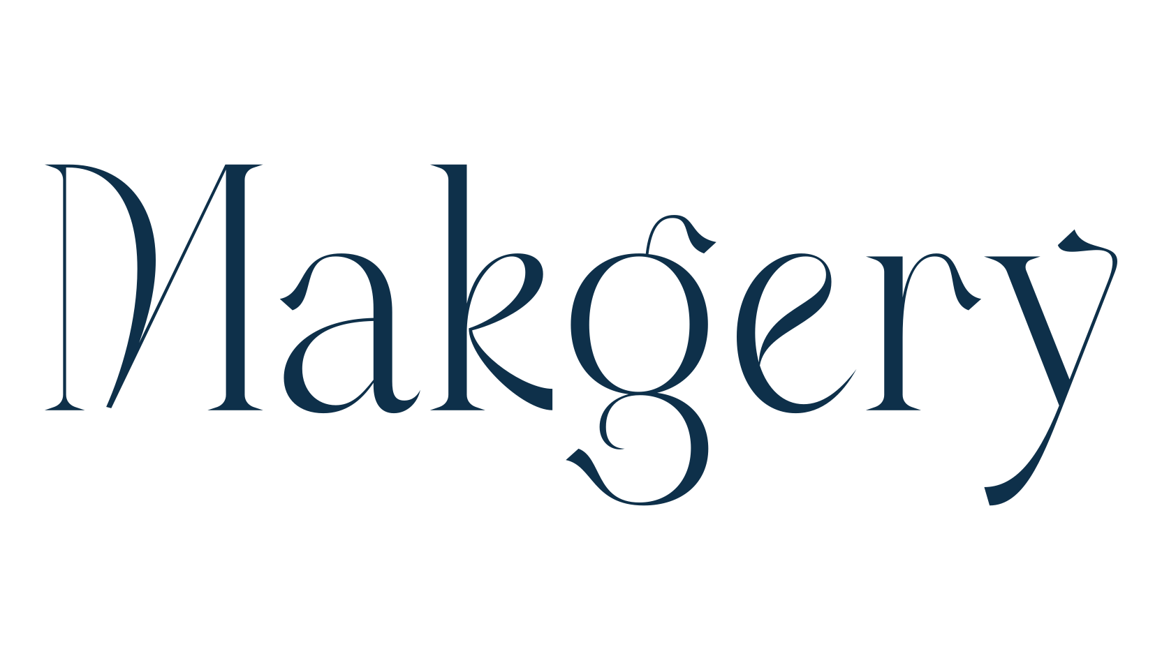 Makgery, serif font preview
