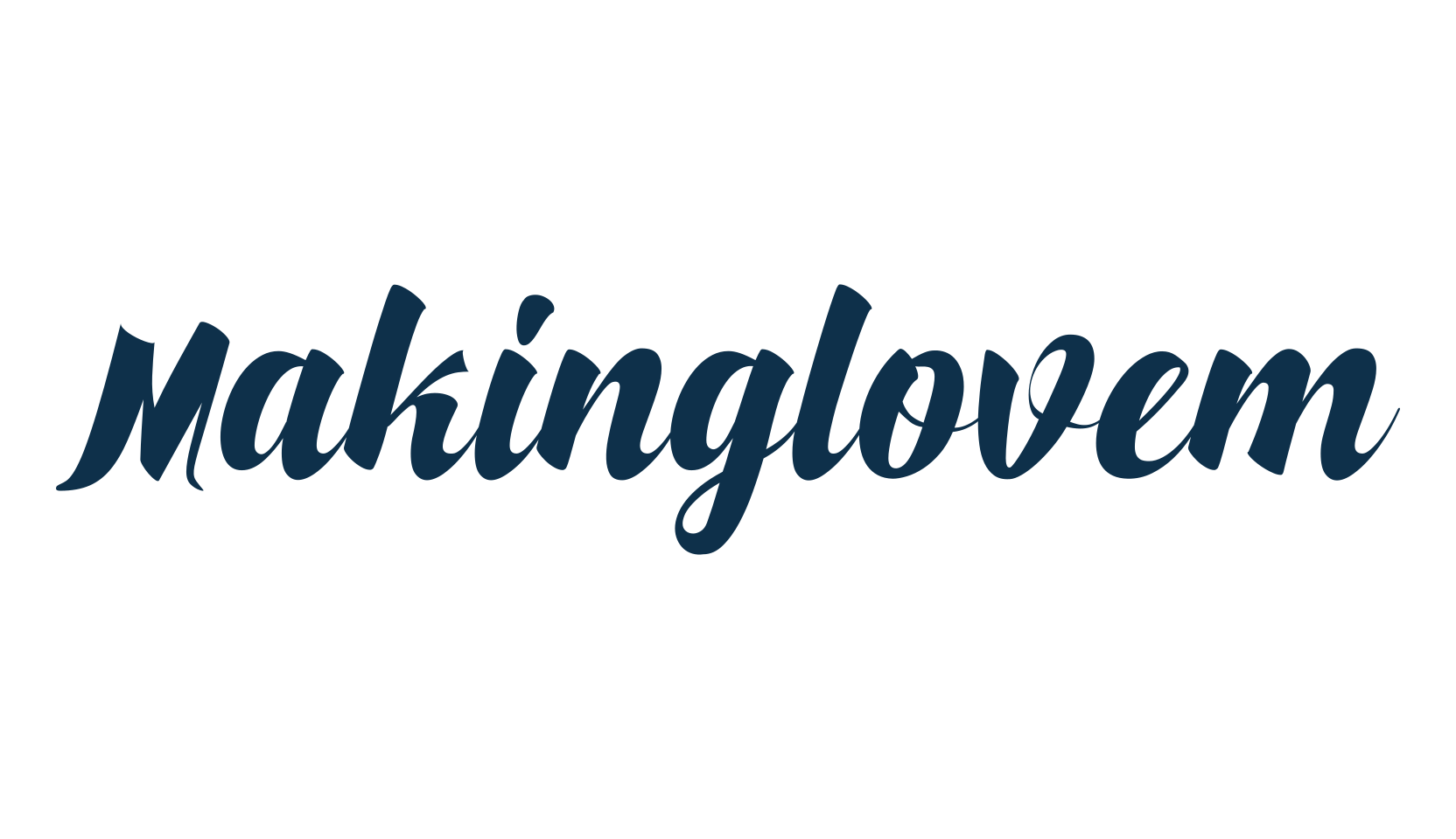 Makinglovem, script calligraphy fancy decorative font preview