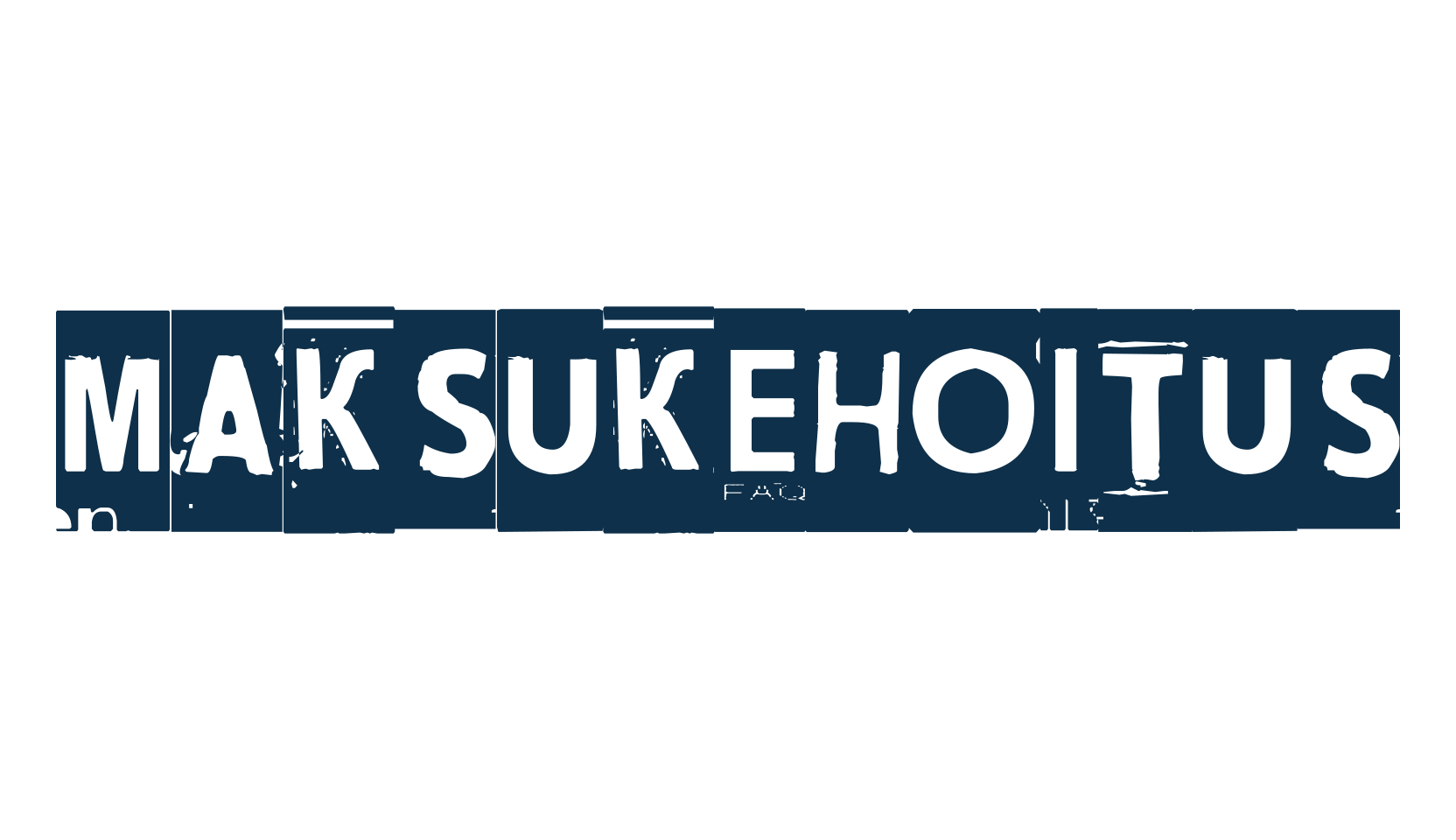Maksukehoitus, eroded font preview