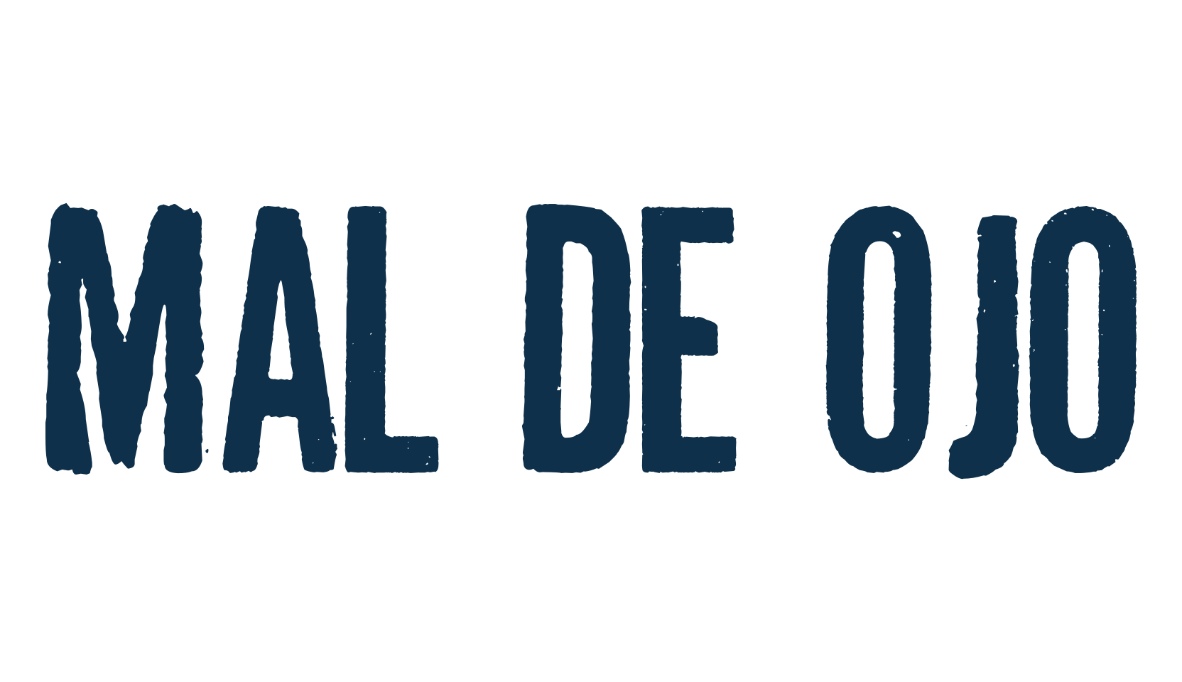 Mal de Ojo, fancy eroded decorative font preview